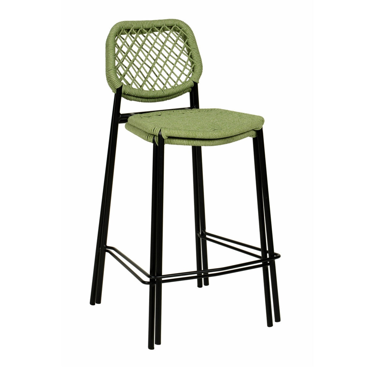 Lucy Dyed Cord Outdoor Counter Stool