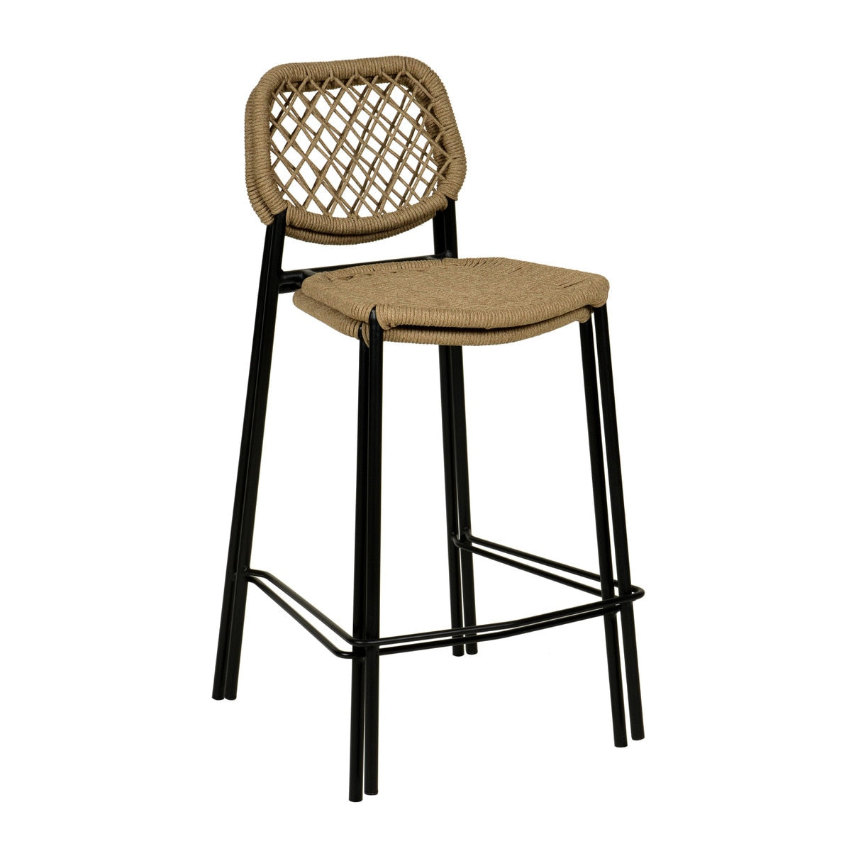 Lucy Dyed Cord Outdoor Counter Stool