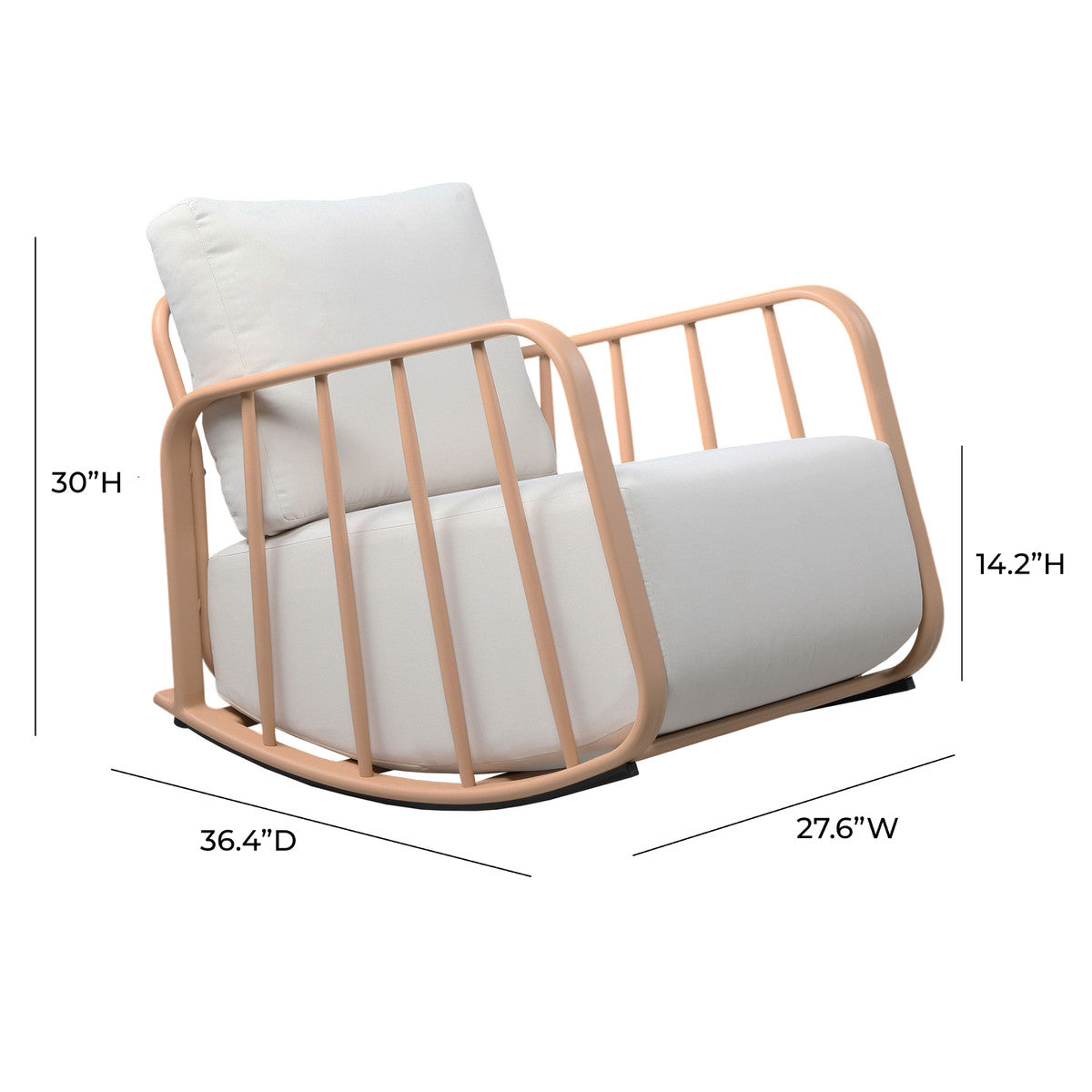 Violette Outdoor Rocking Chair