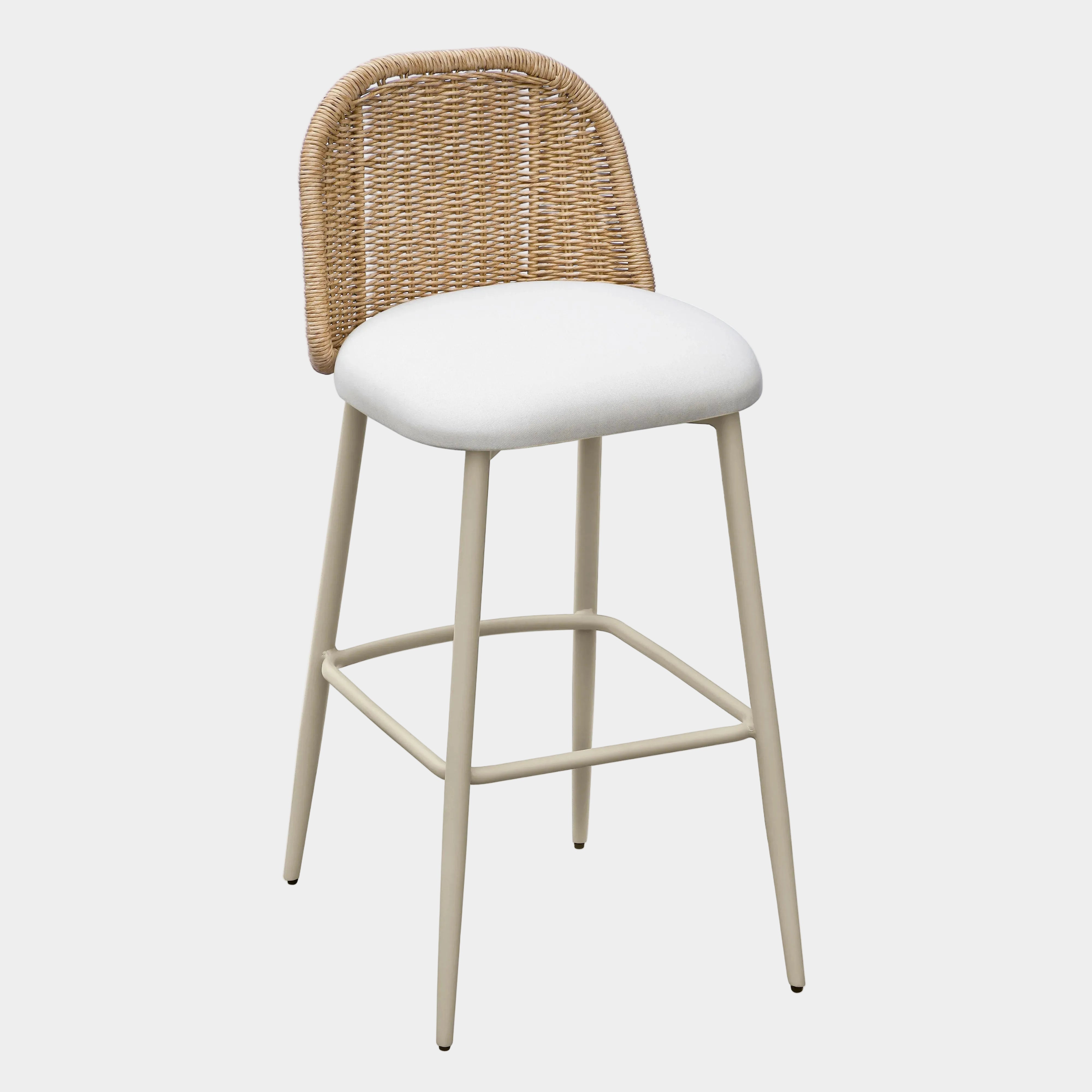 Alexa Performance Fabric Outdoor Stool