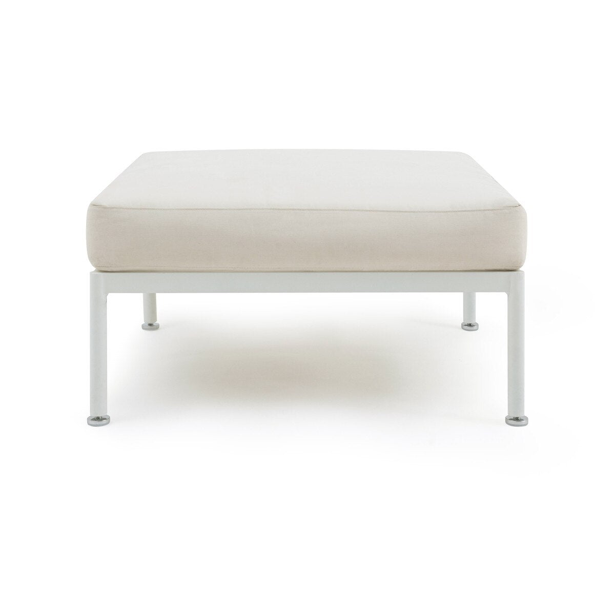 Kapri Taupe Outdoor Ottoman