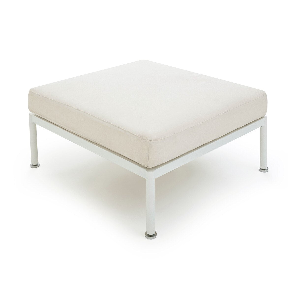 Kapri Taupe Outdoor Ottoman