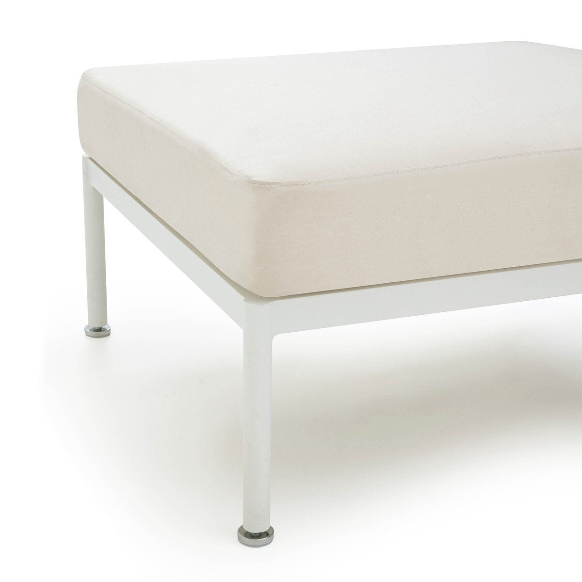 Kapri Taupe Outdoor Ottoman