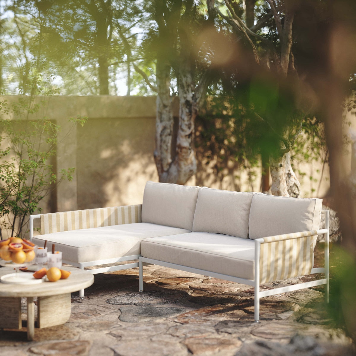 Dunes Cream Outdoor Sectional - LAF