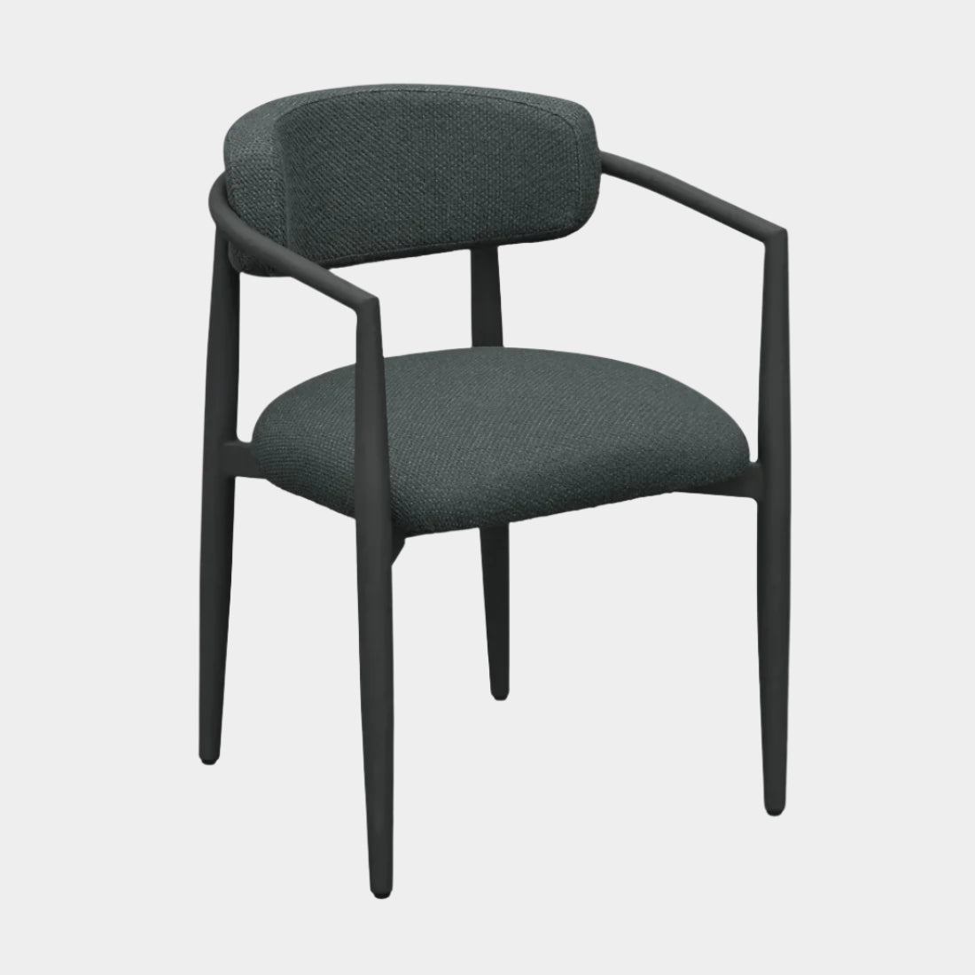 Annika Textured Outdoor Dining Arm Chair