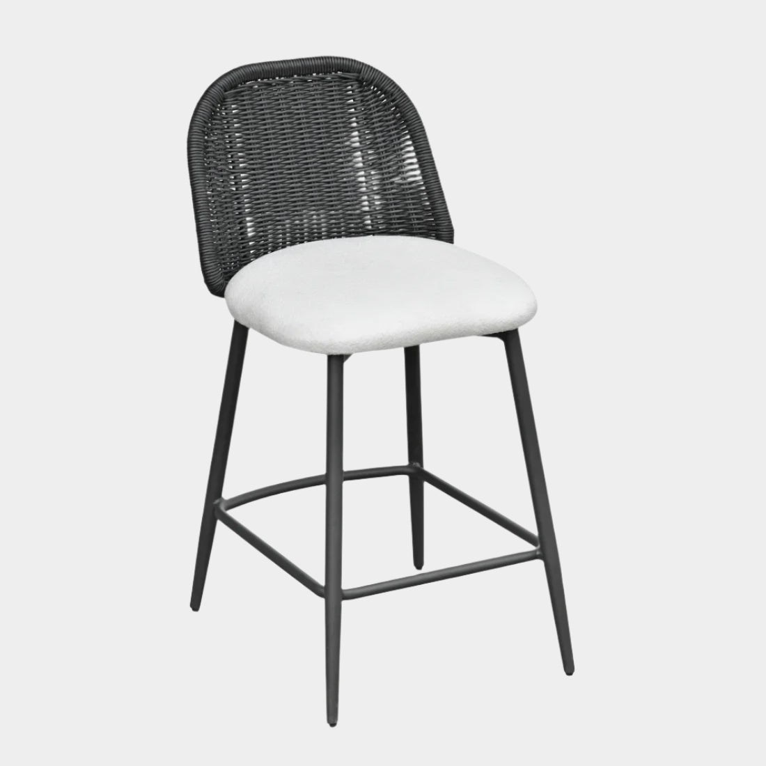Alexa Performance Fabric Outdoor Stool