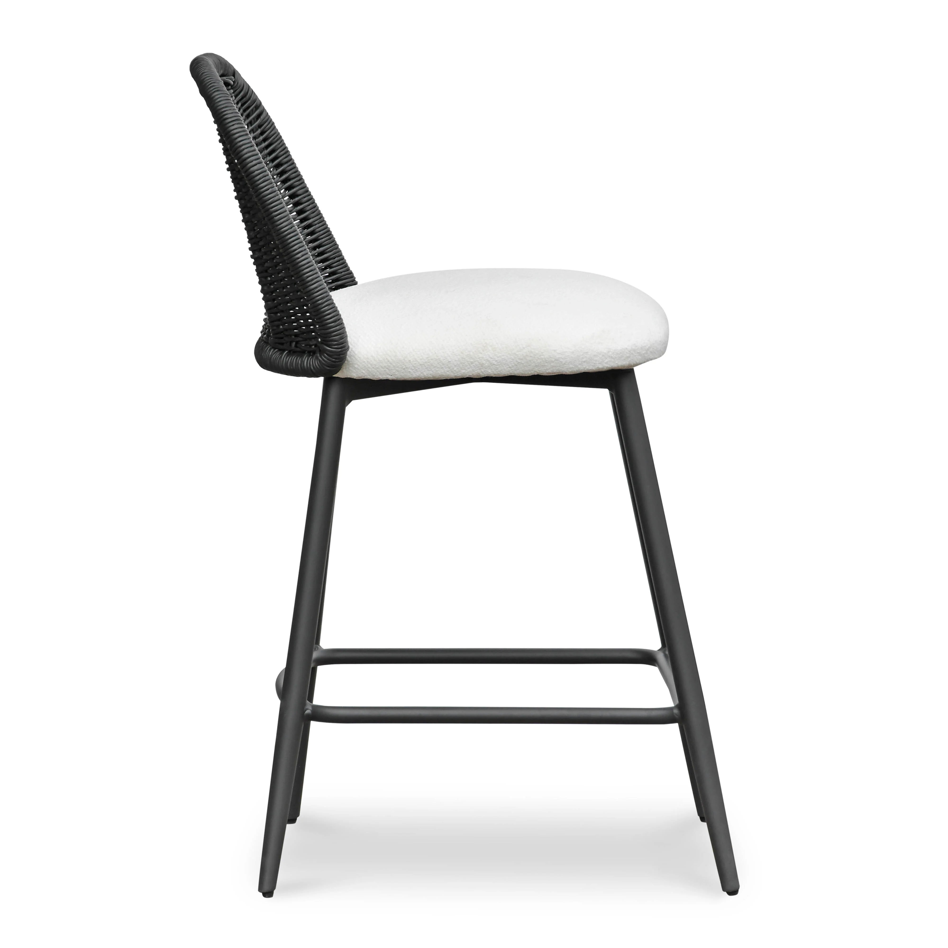 Alexa Performance Fabric Outdoor Stool