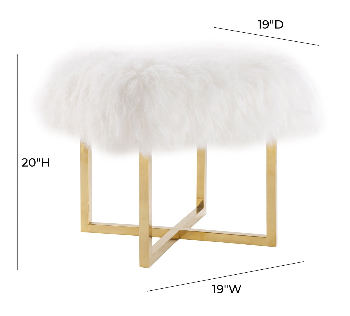 Nomo Sheepskin Bench