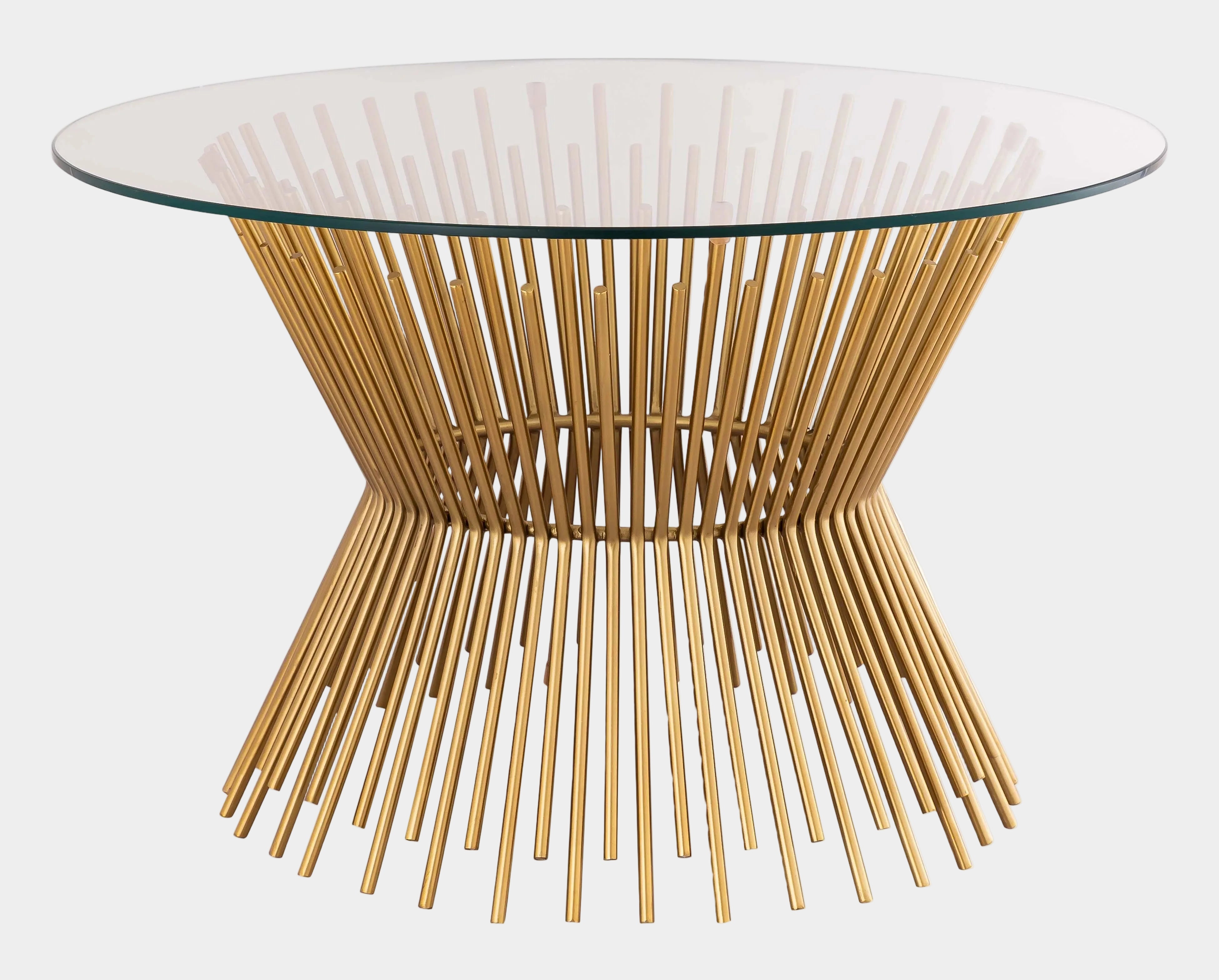 Grace 30" Glass Round Coffee Table