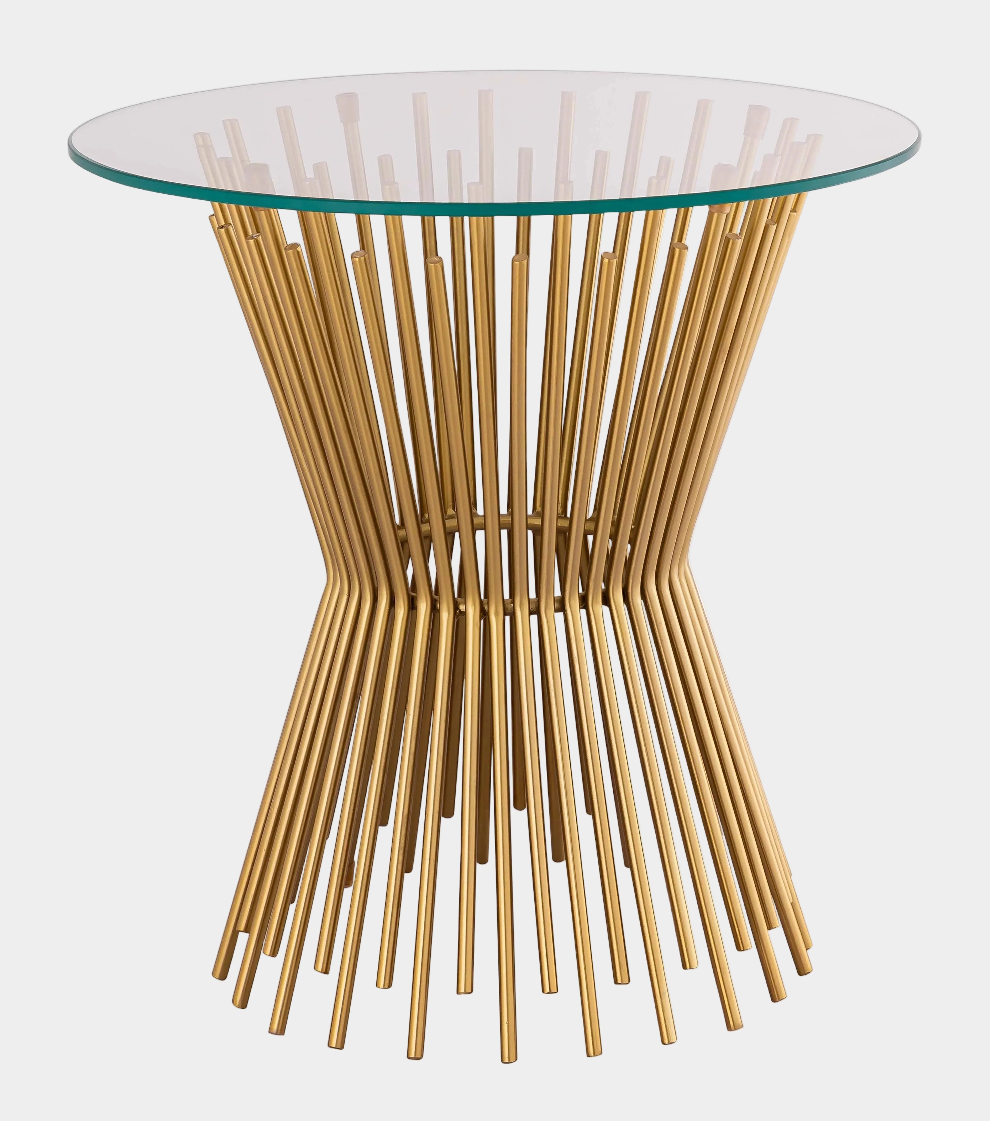 Grace Glass Round Side Table