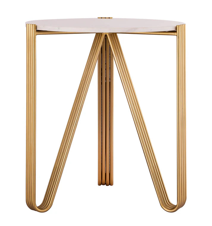 Aya Marble Side Table By Inspire Me! Home Decor
