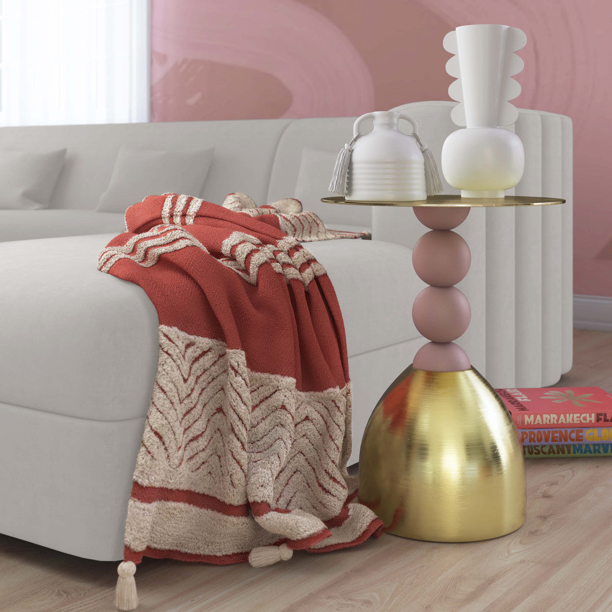 DALEYZA GOLD SIDE TABLE