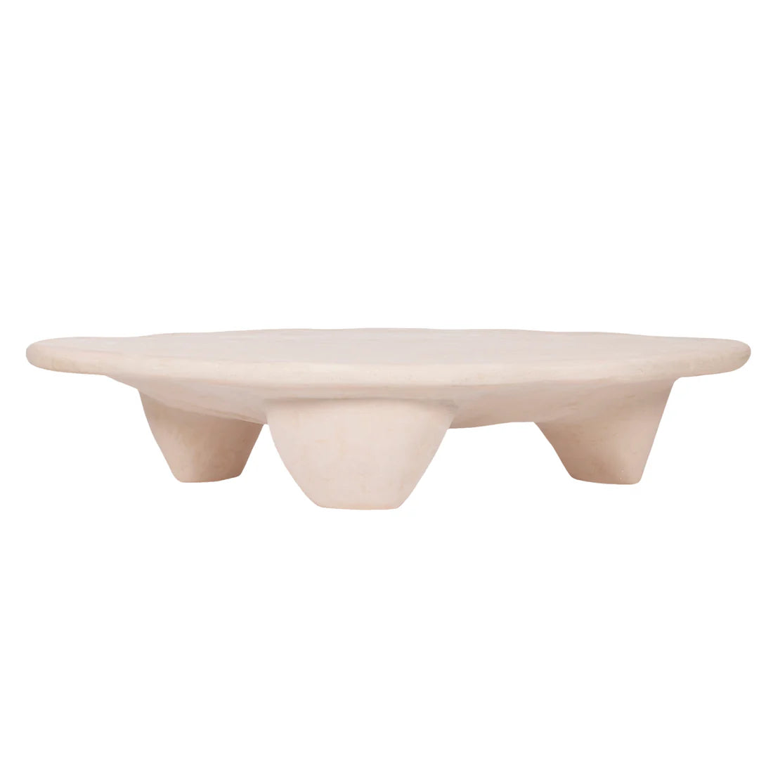 Athen Nude Faux Stone Coffee Table