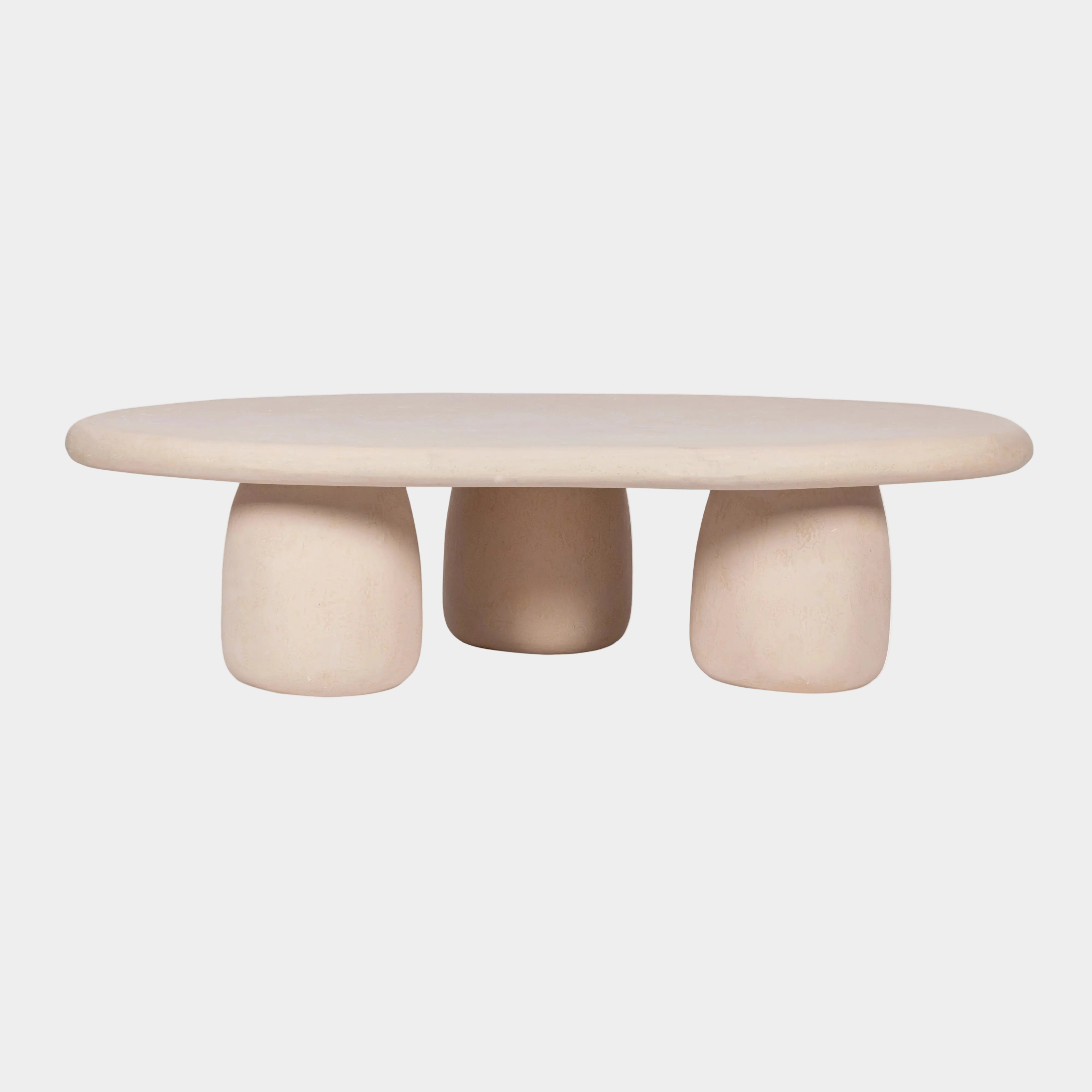 Rahul 59" Cream Coffee Table