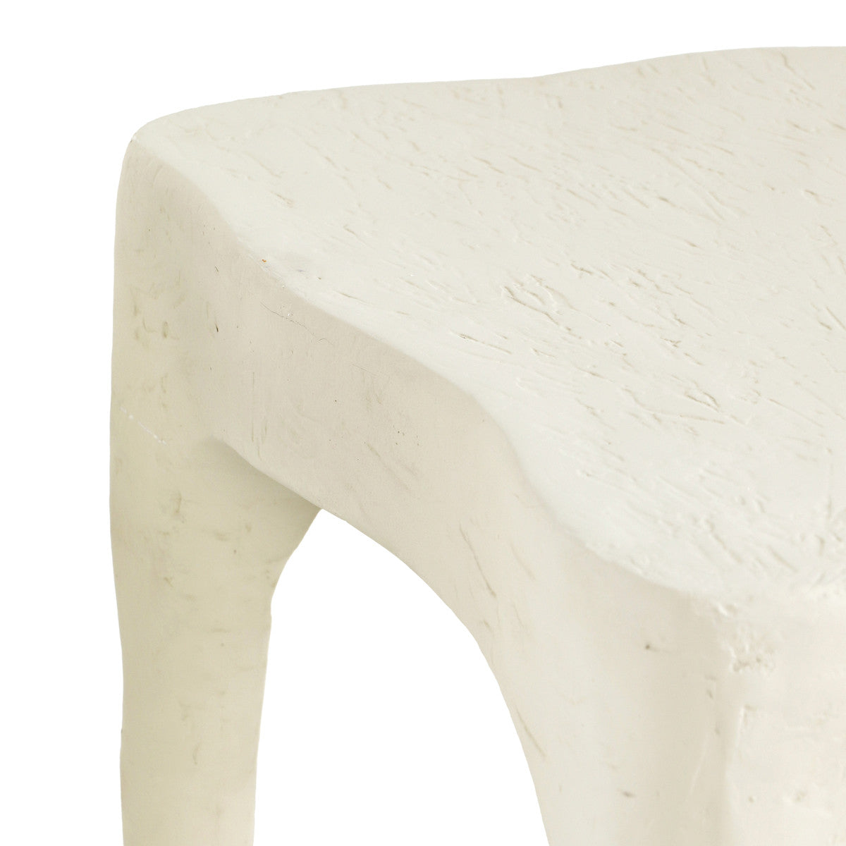 Skully Cream Textured Side Table