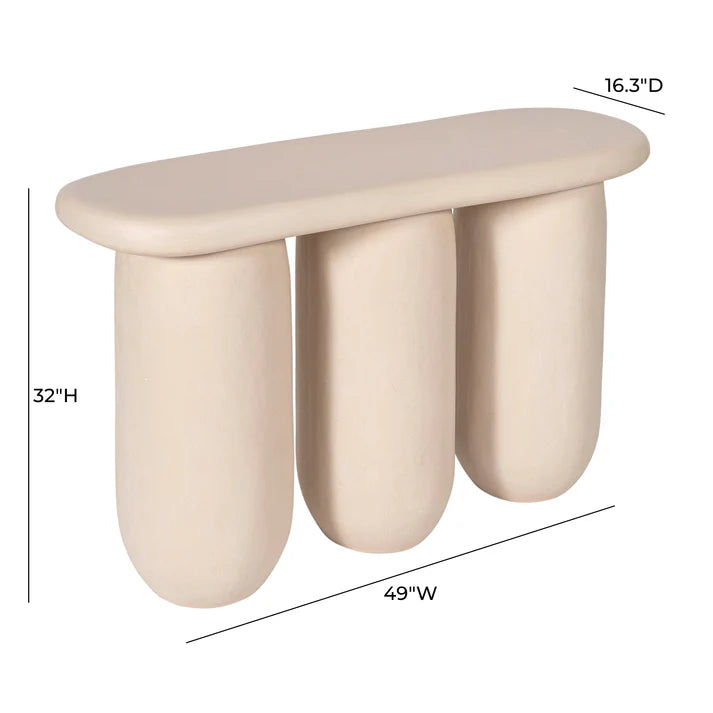 Rahul Textured Console Table