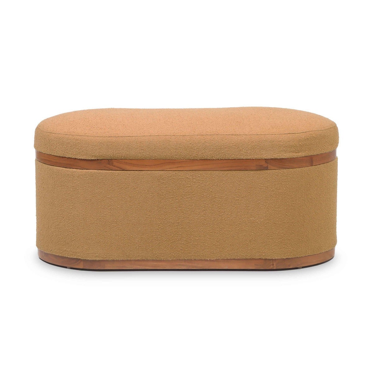 Olivier Boucle Oval Storage Ottoman