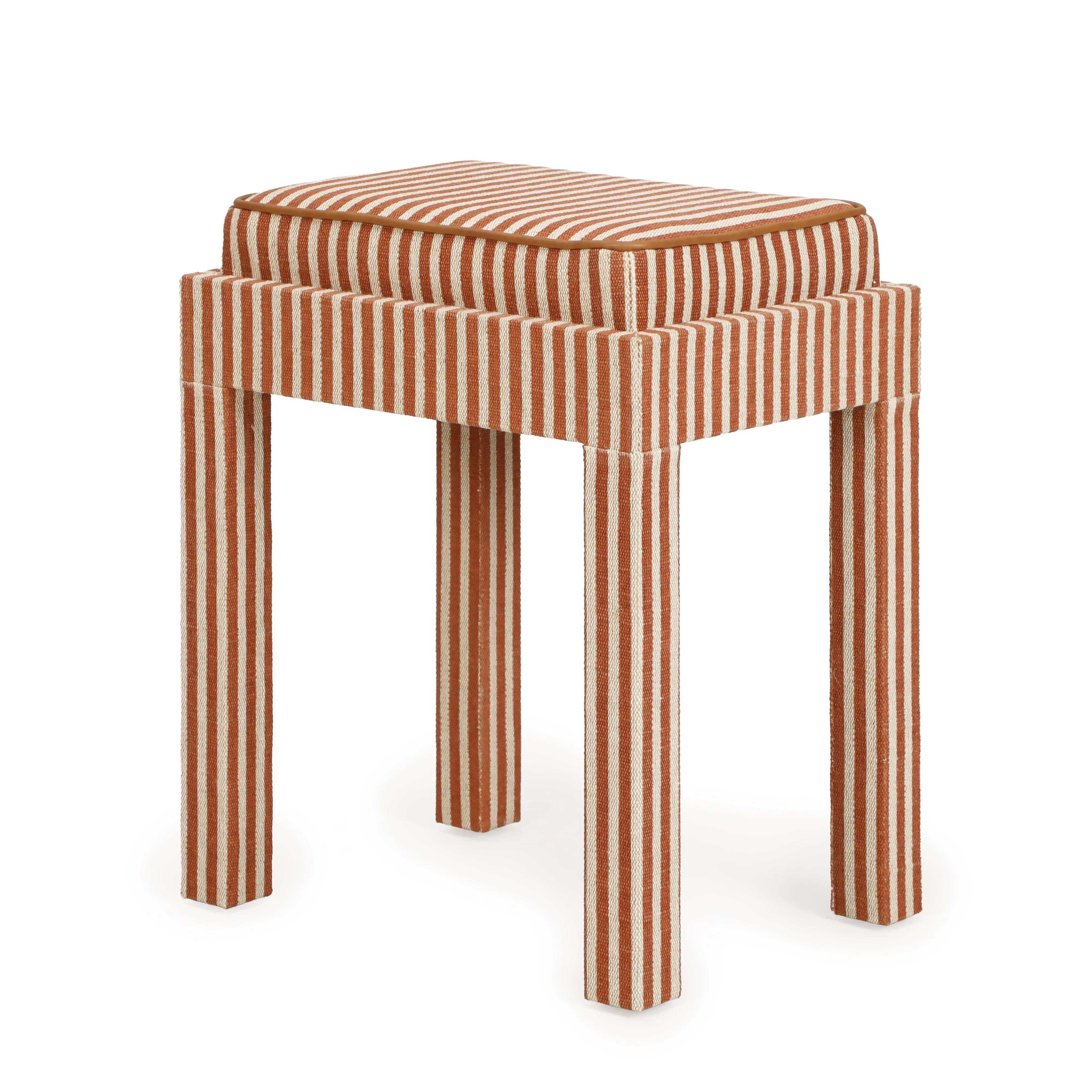 Kora Cotton Jute Contract-Grade Accent Stool