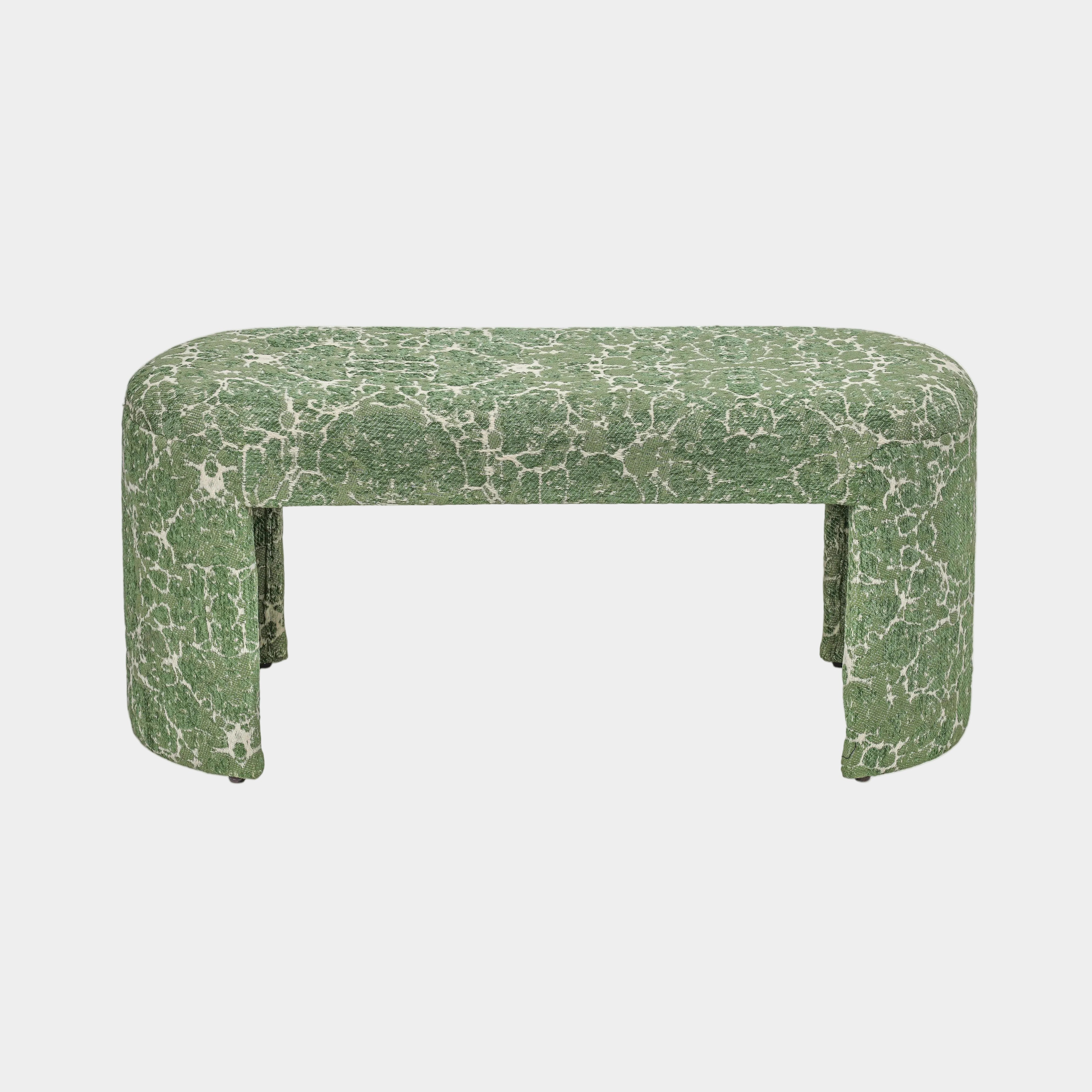 Greenspace 39" Rounded Upholstered Bench
