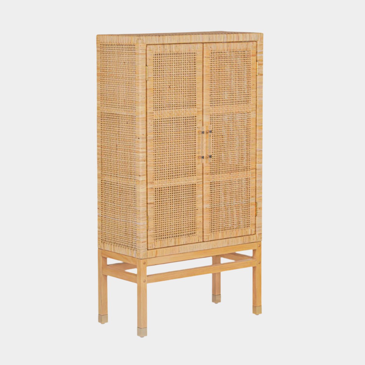 Amara  Woven Rattan Cabinet