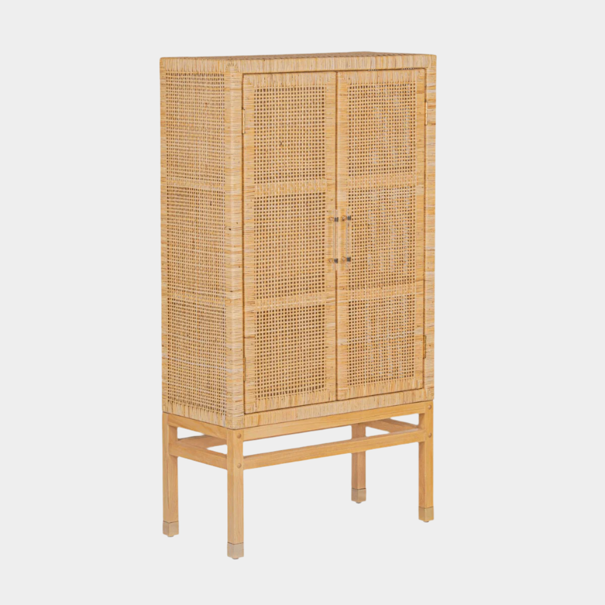 Amara Woven Rattan Cabinet