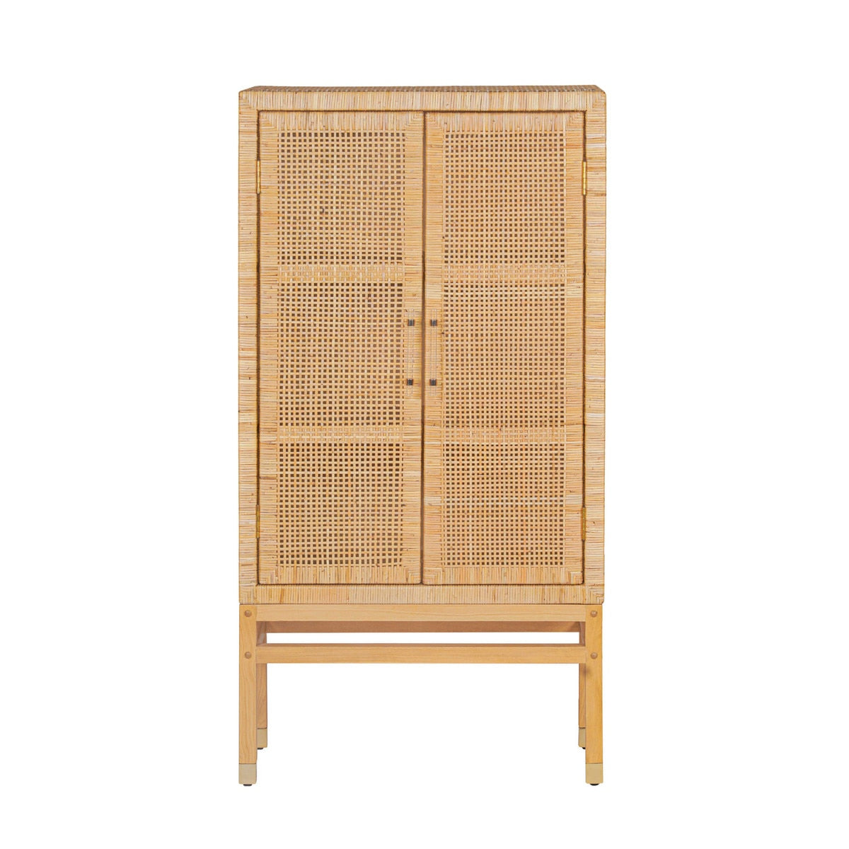 Amara  Woven Rattan Cabinet