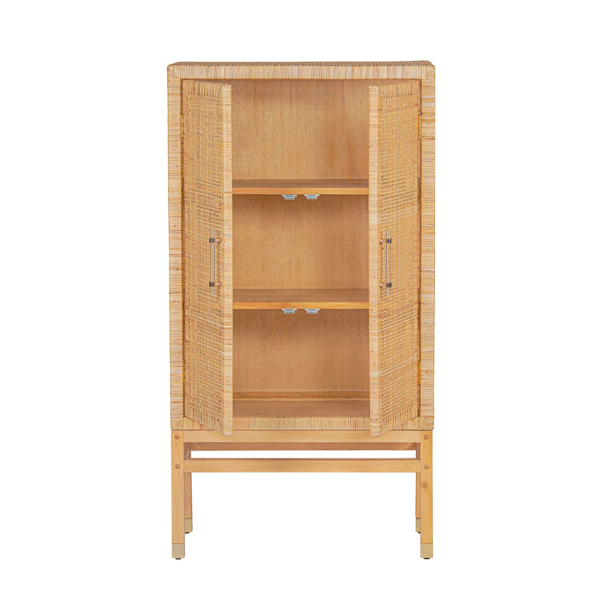 Amara  Woven Rattan Cabinet