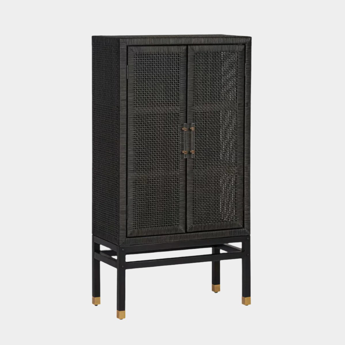 Amara Woven Rattan Cabinet