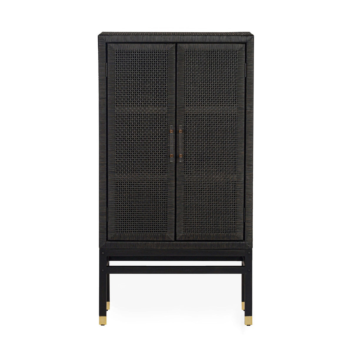 Amara  Woven Rattan Cabinet