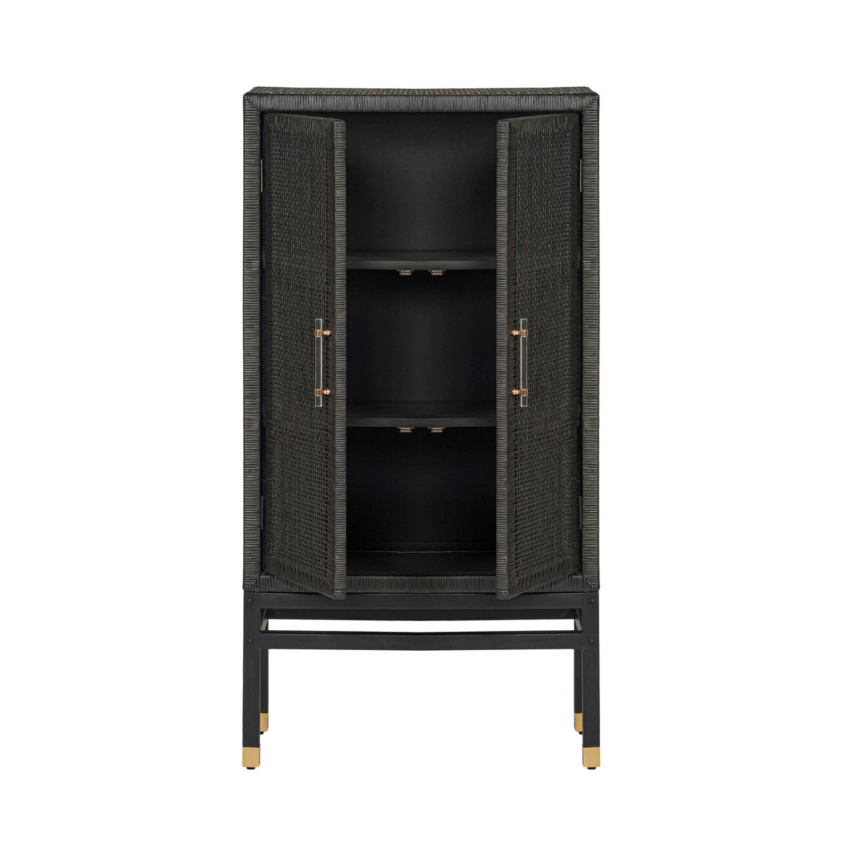 Amara  Woven Rattan Cabinet