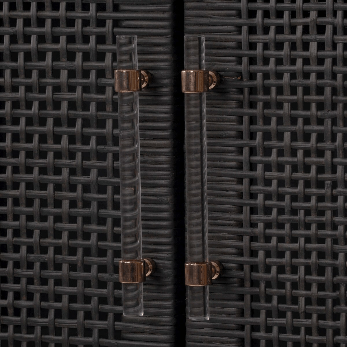 Amara Woven Rattan Cabinet