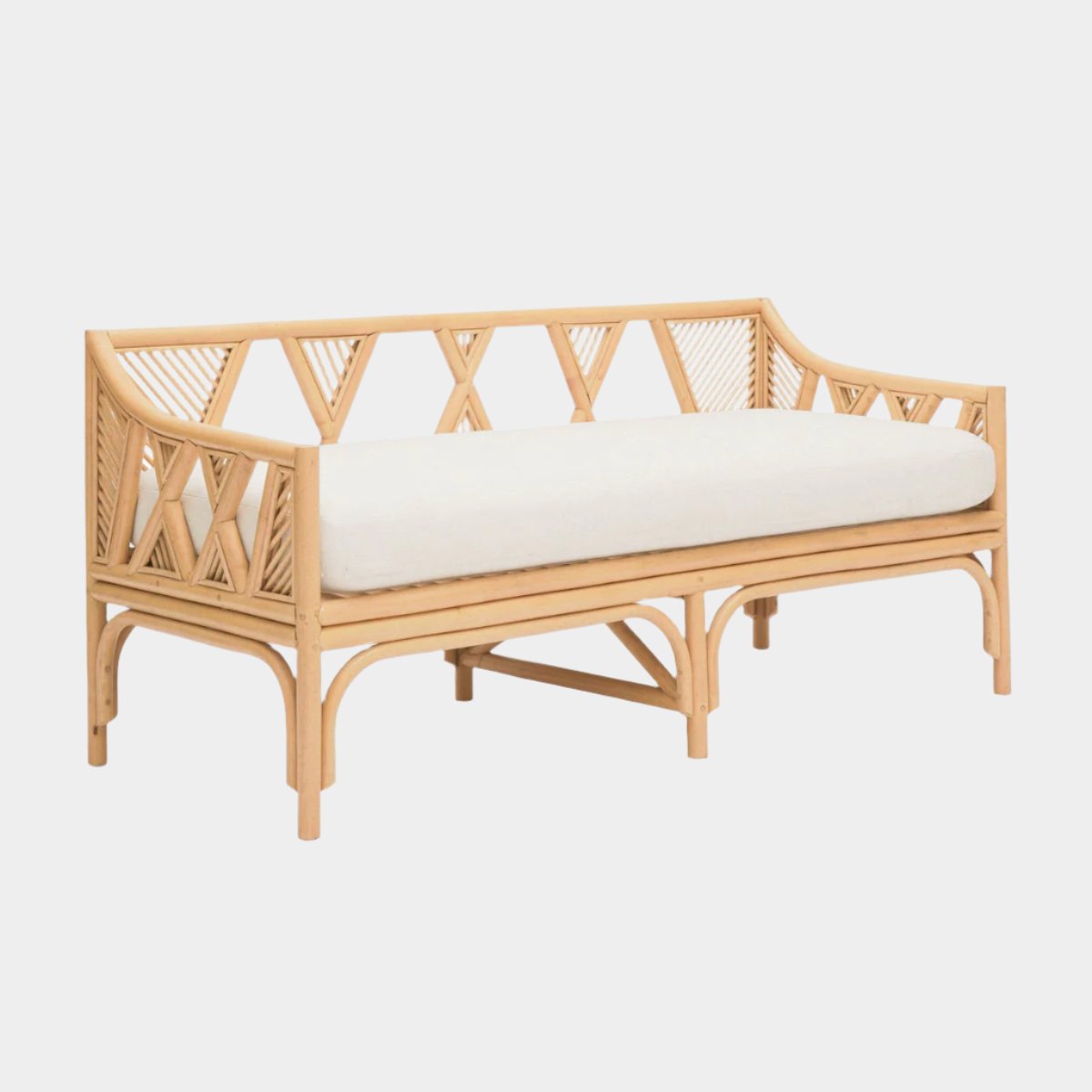 Jayla Natural Rattan Bench