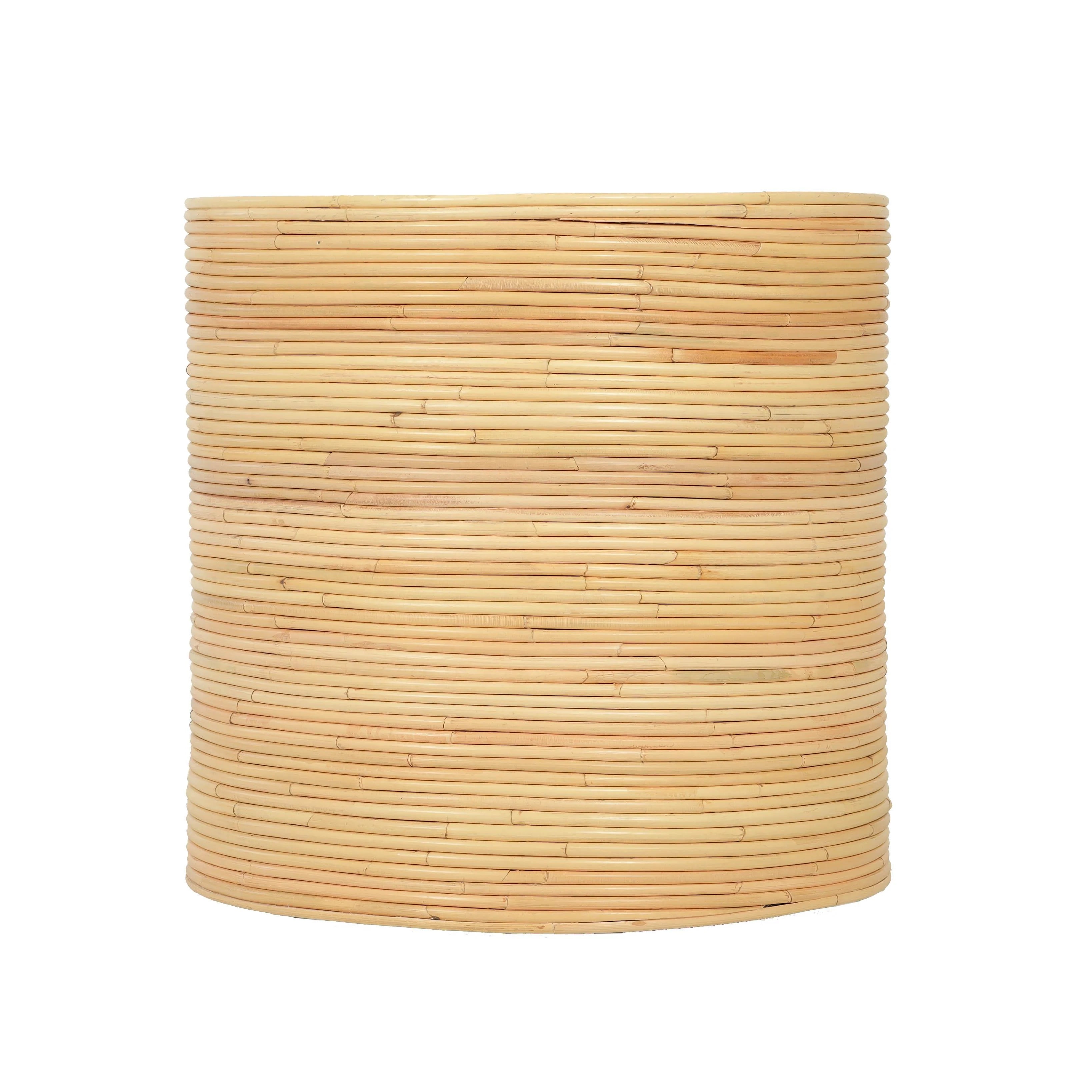 Matea Natural Rattan Arch Side Table