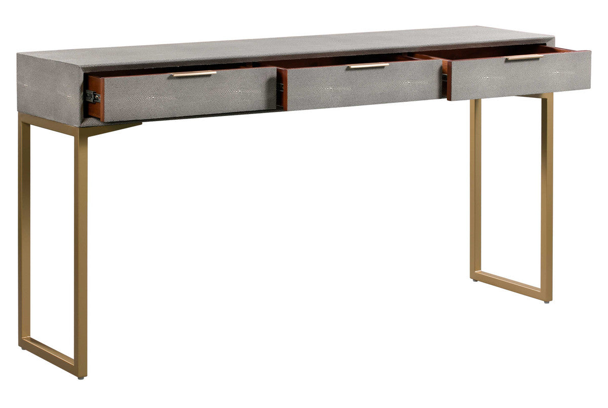 Pesce Shagreen Console Table