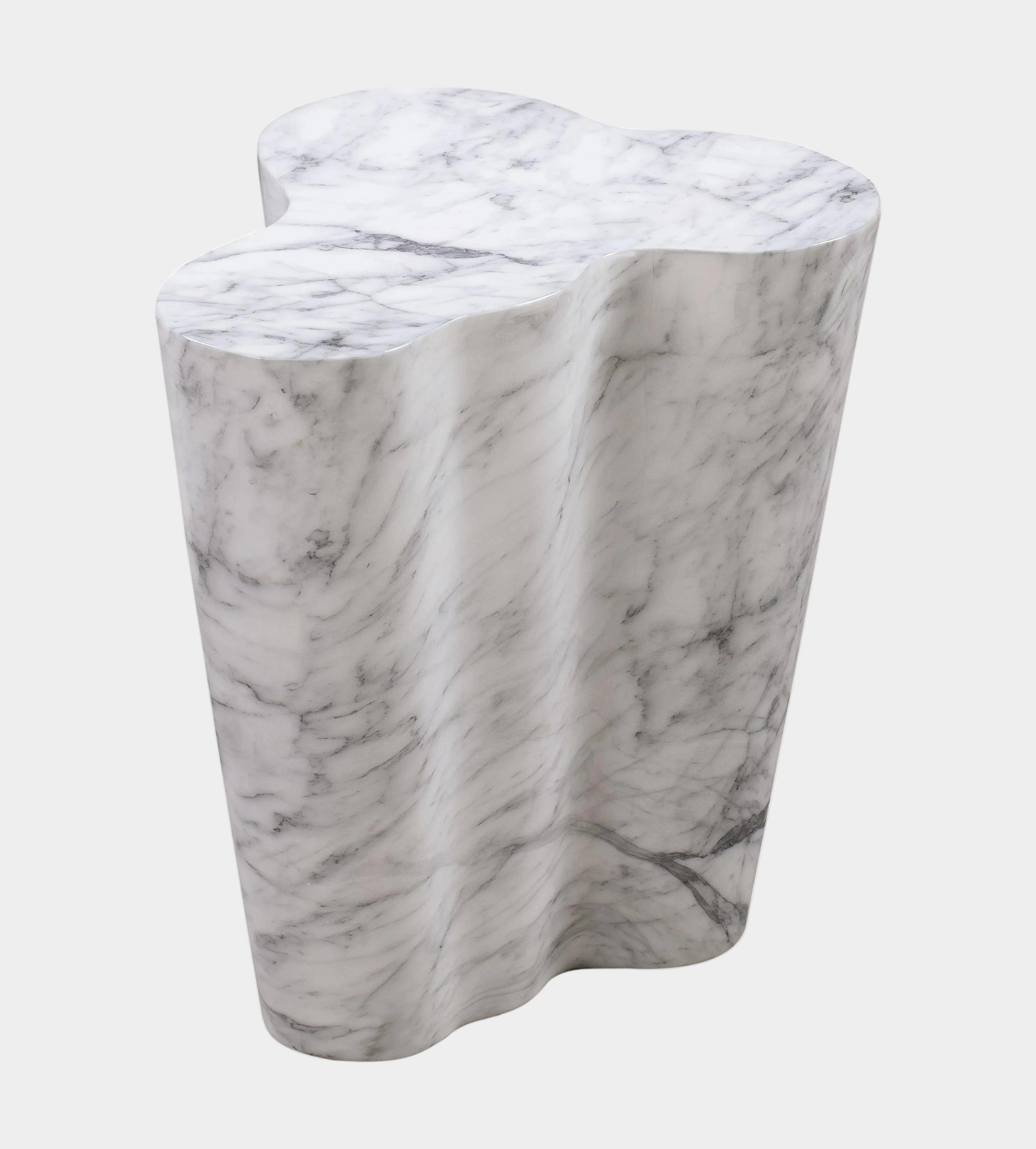 Slab Concrete Indoor/Outdoor Side Table (18"-22")