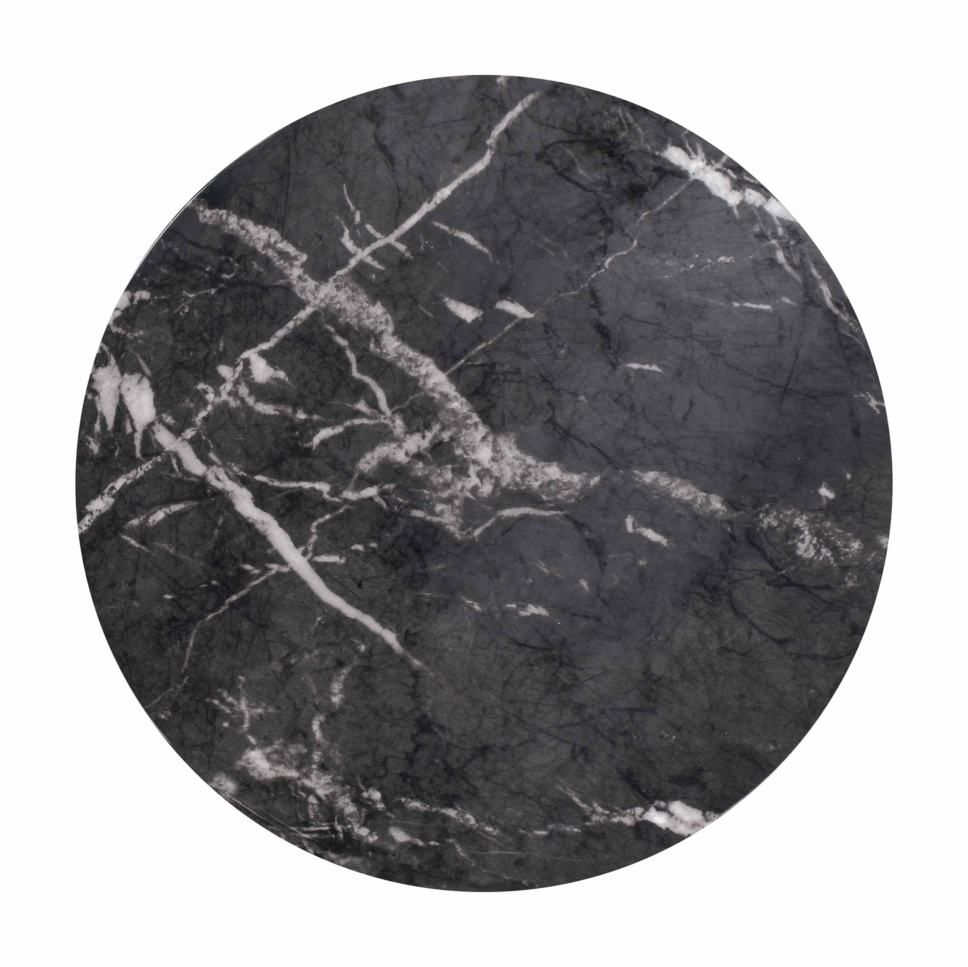 Rue Faux Marble Indoor / Outdoor Round Side Table