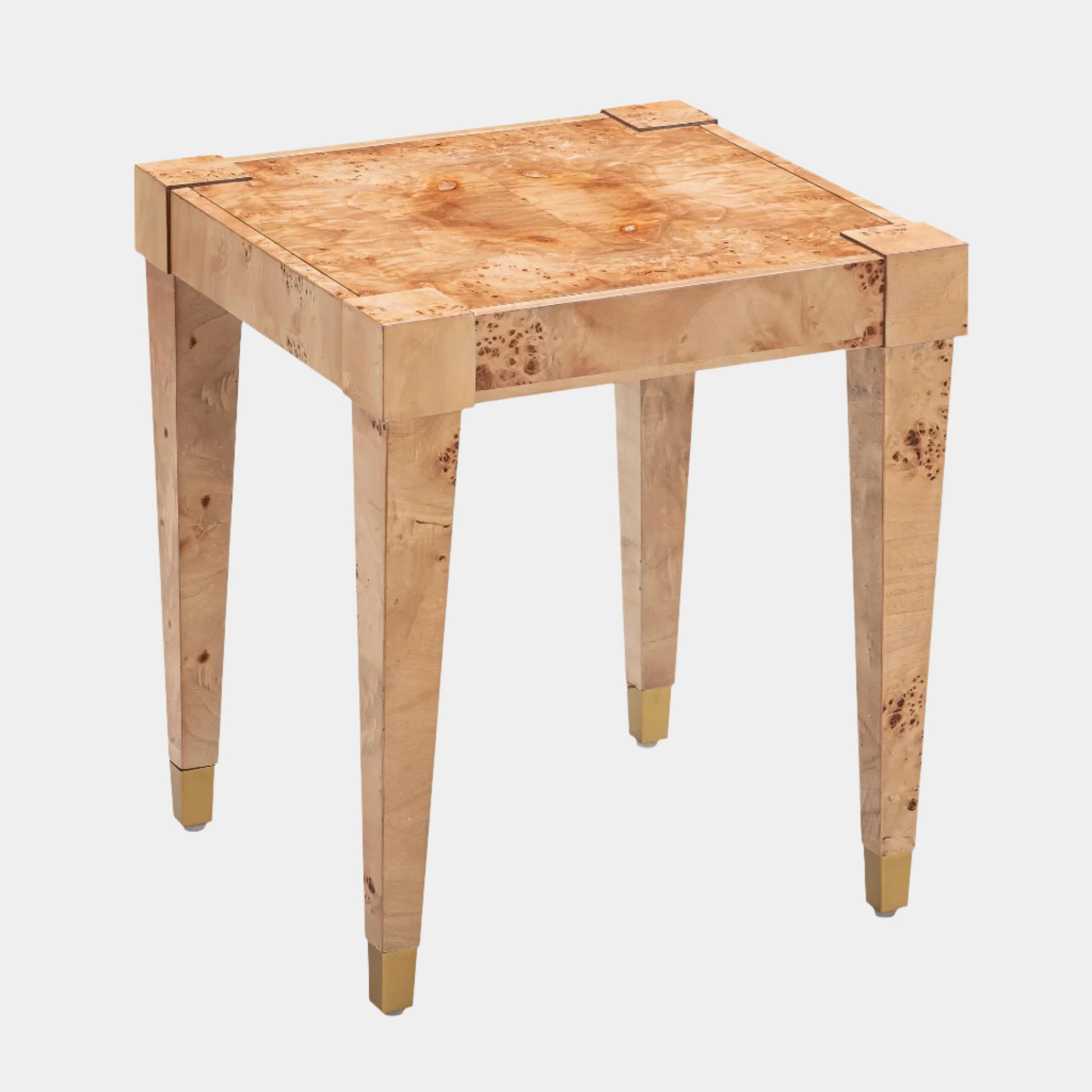 BRANDYSS BURL END TABLE