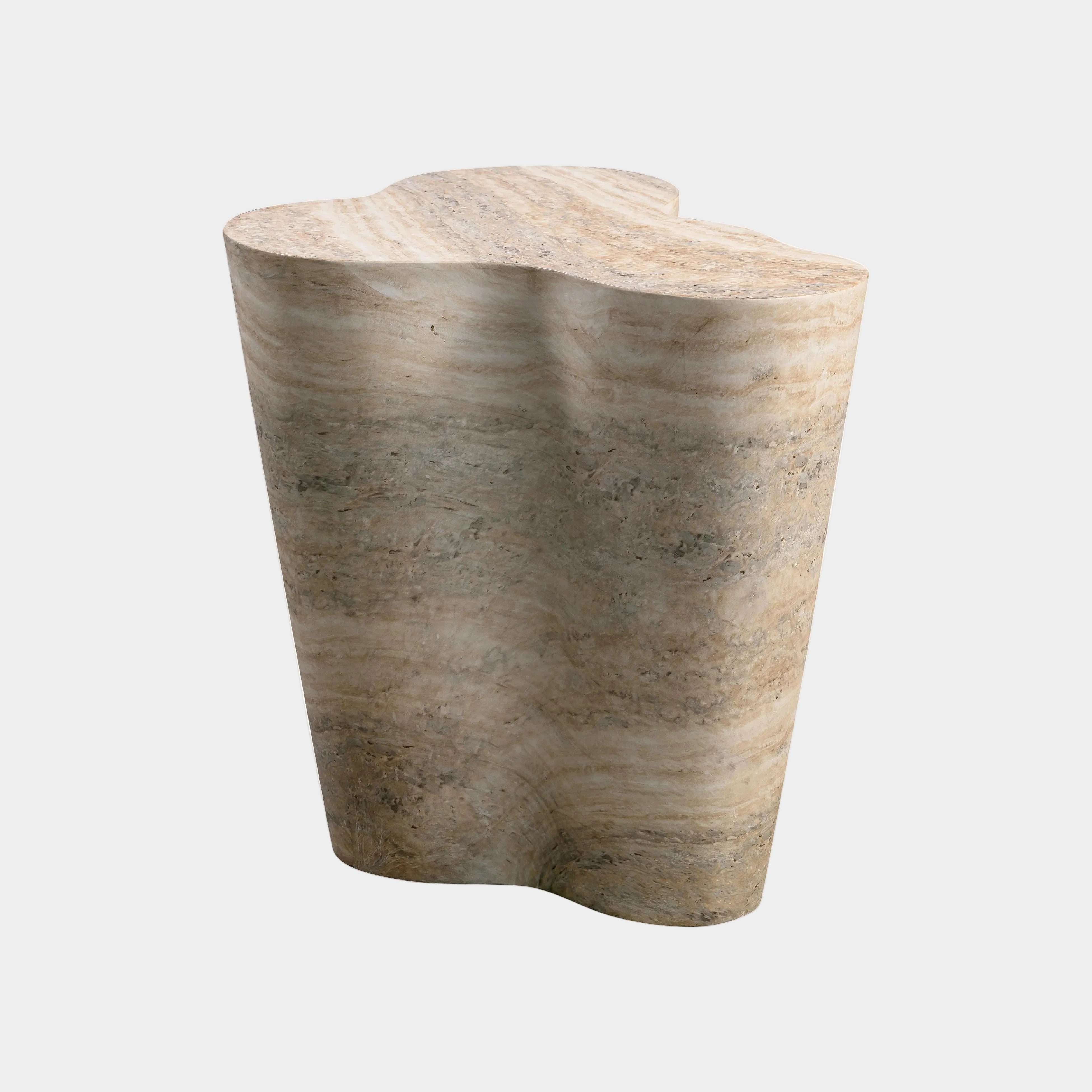 Slab Concrete Indoor/Outdoor Side Table (18"-22")