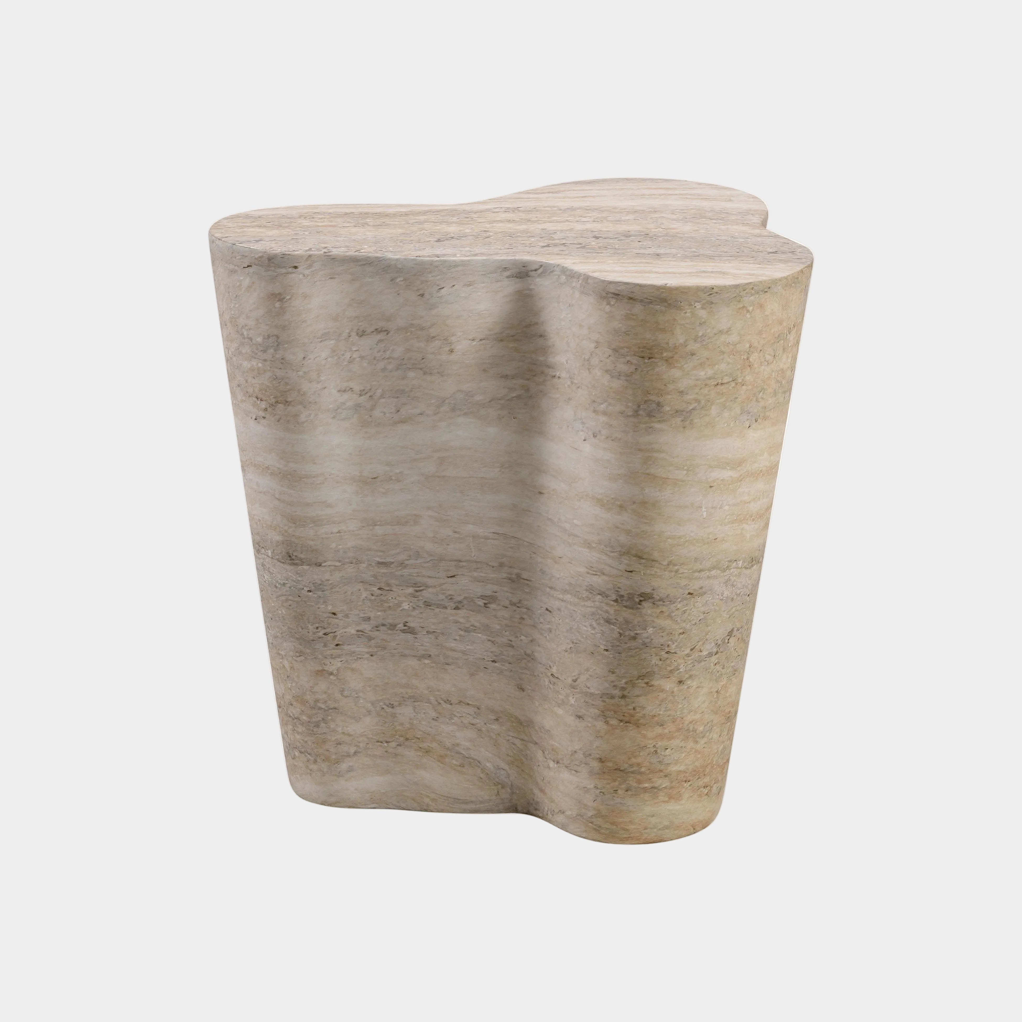 Slab Concrete Indoor/Outdoor Side Table (18"-22")