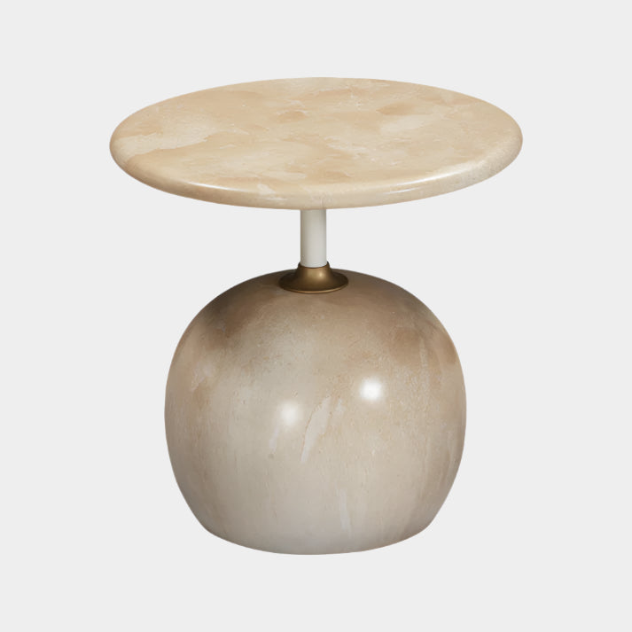 Mire Rose Faux Marble Side Table