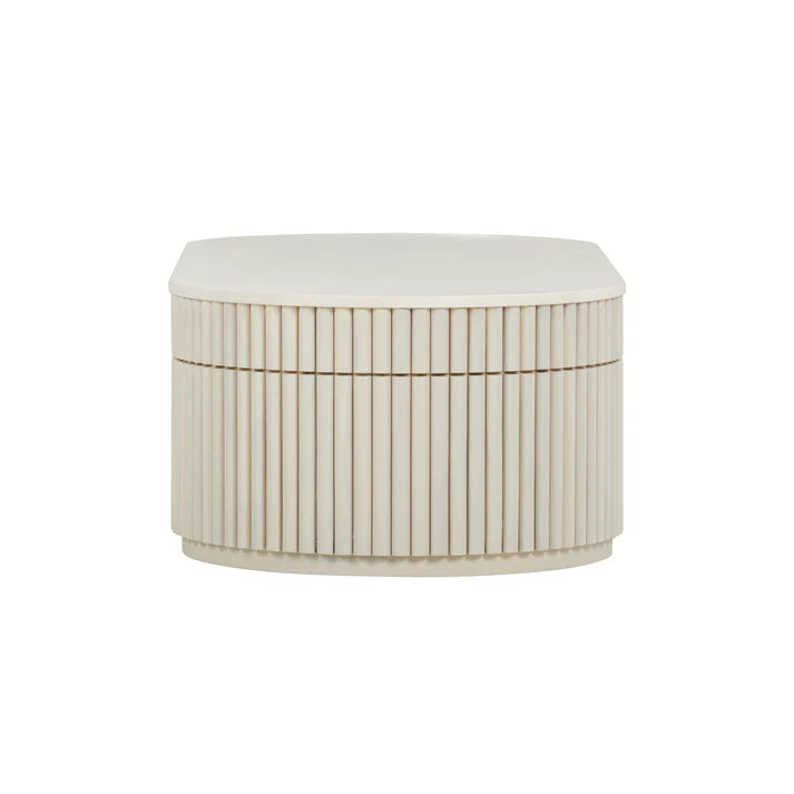 Bella Cream Oval Coffee Table