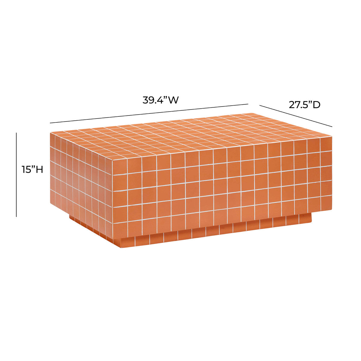 Table basse d'intérieur/extérieur Mixie Tile 