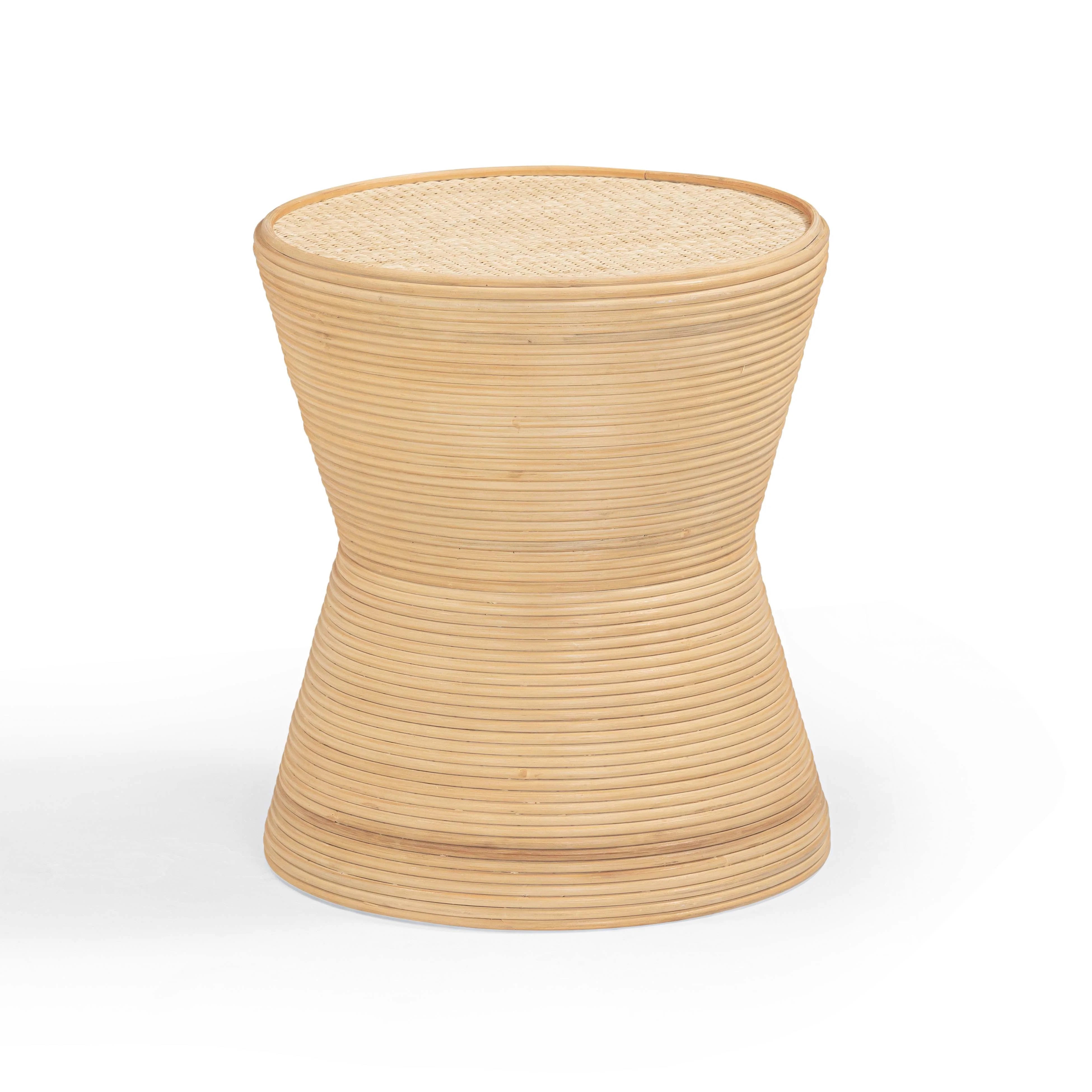Henri Natural Rattan Side Table