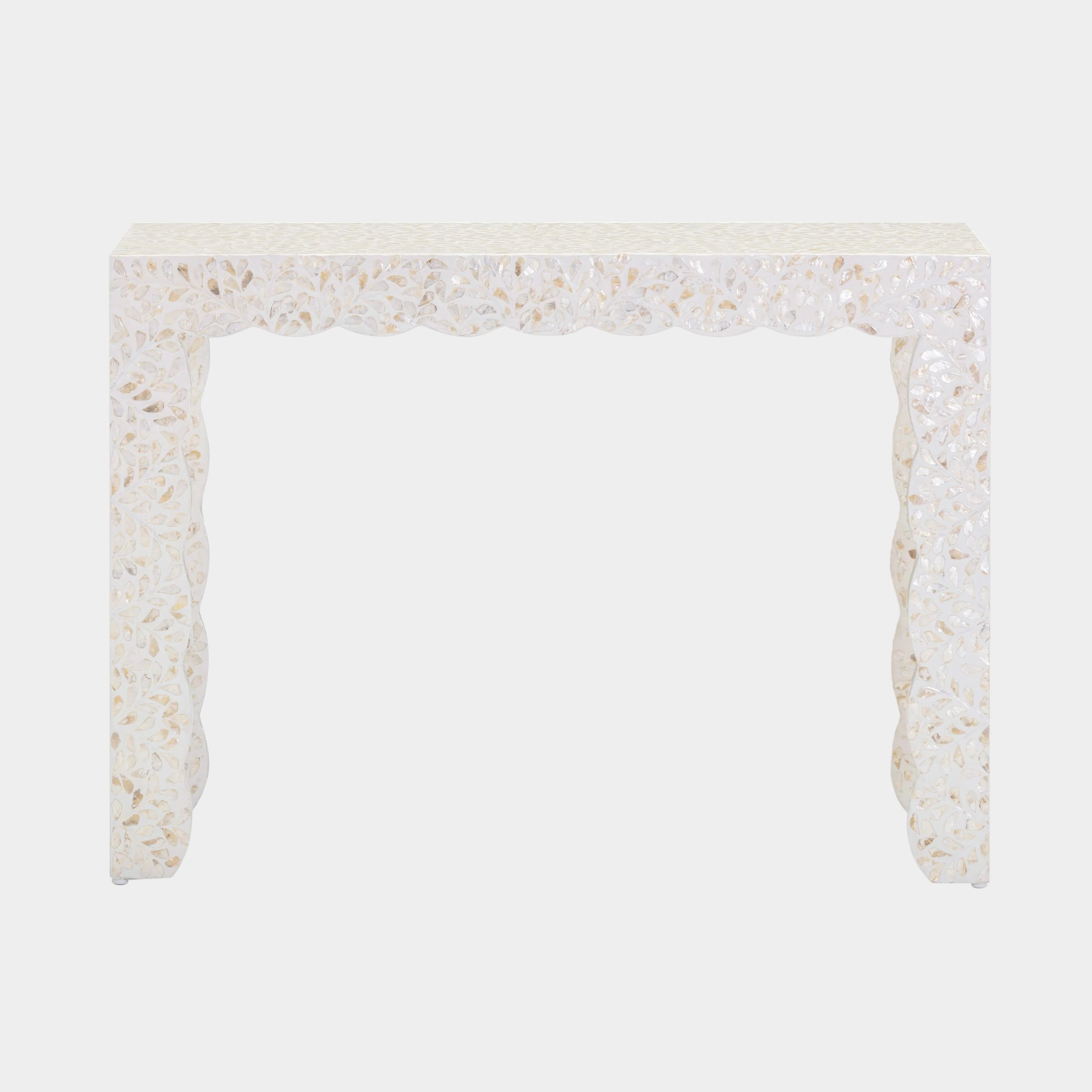 Piara 43" Natural Capiz Shell Console