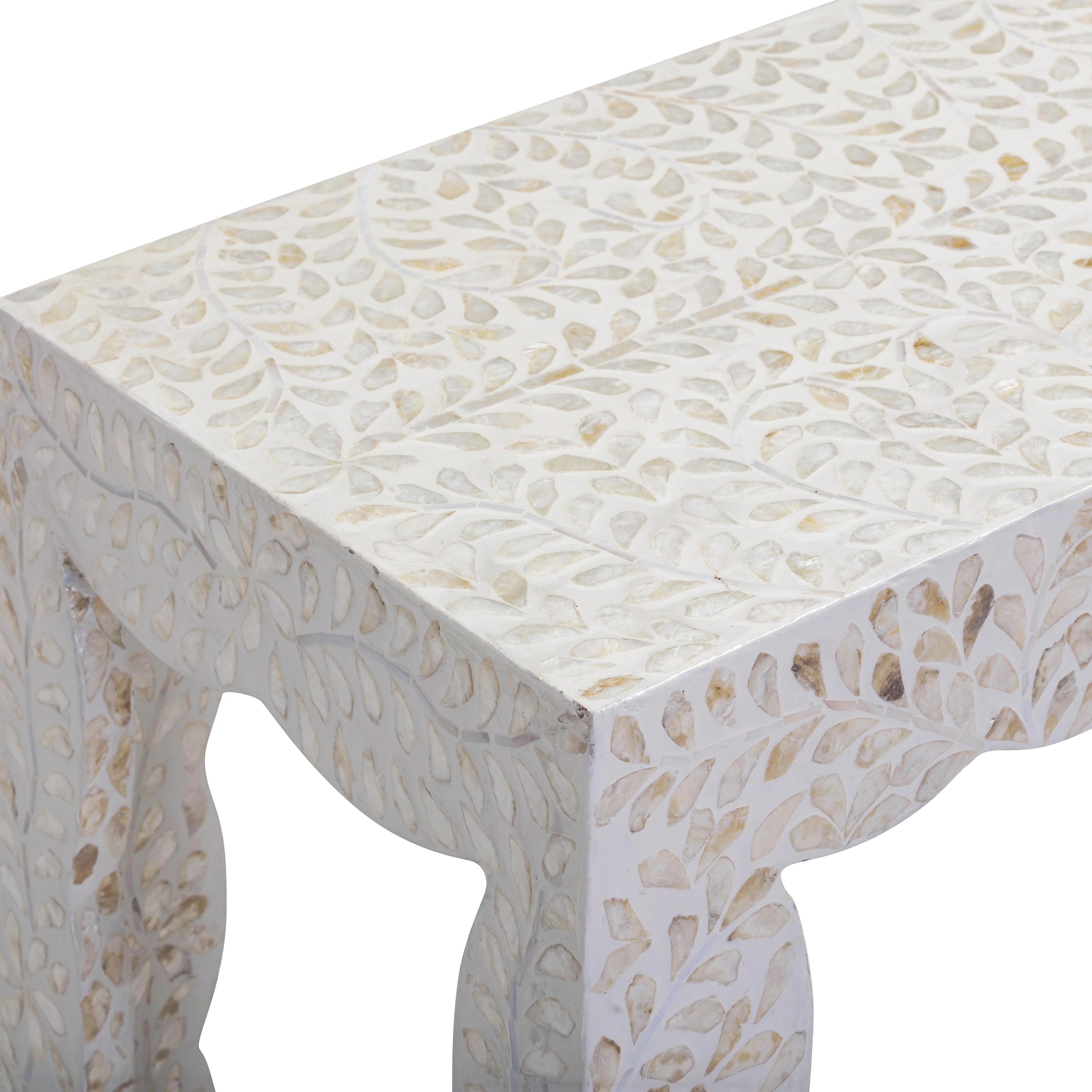 Piara 43" Natural Capiz Shell Console