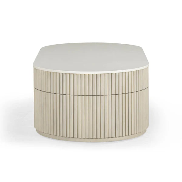 Bella Cream Large Storage Coffee Table
