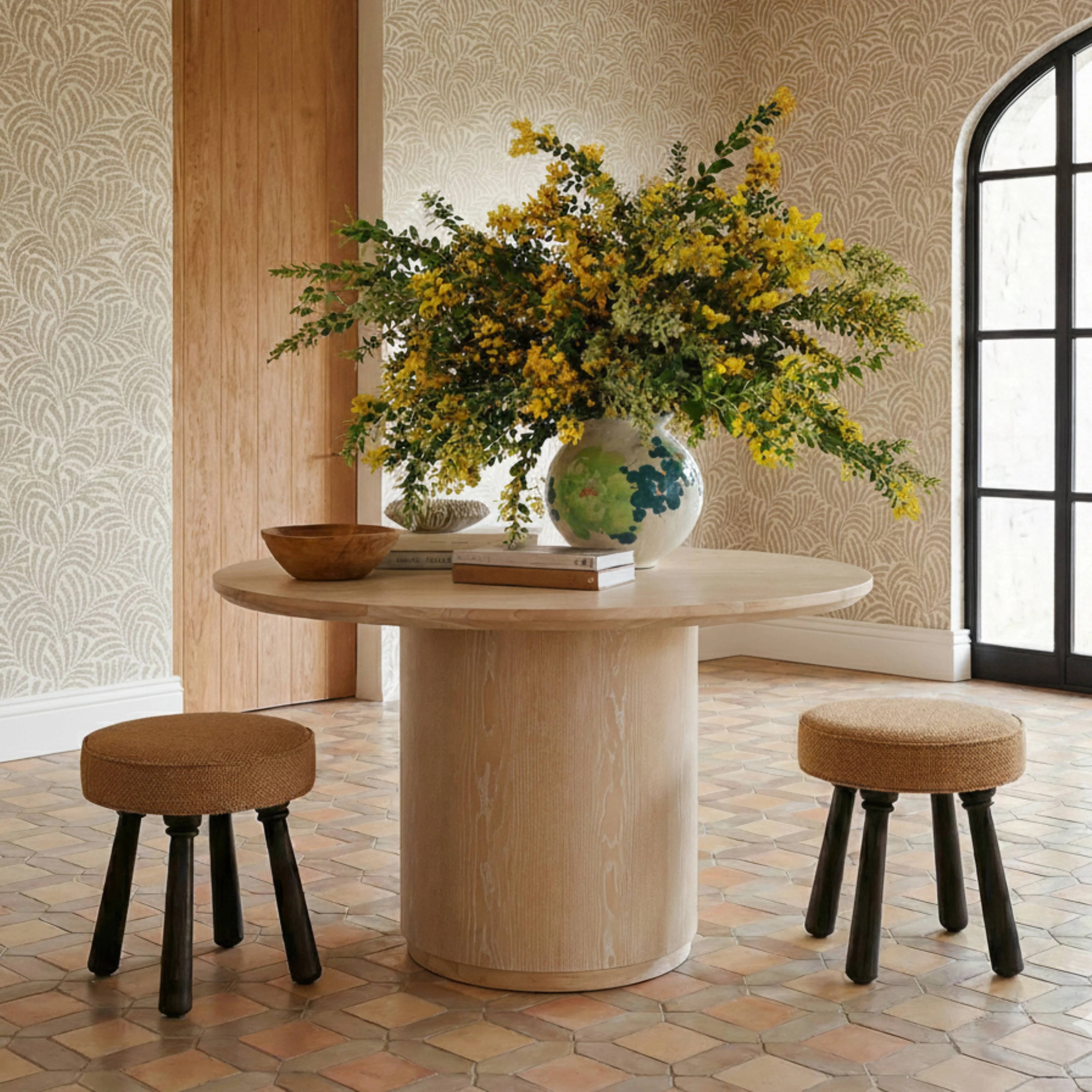 Pookie Performance Boucle Accent Stool