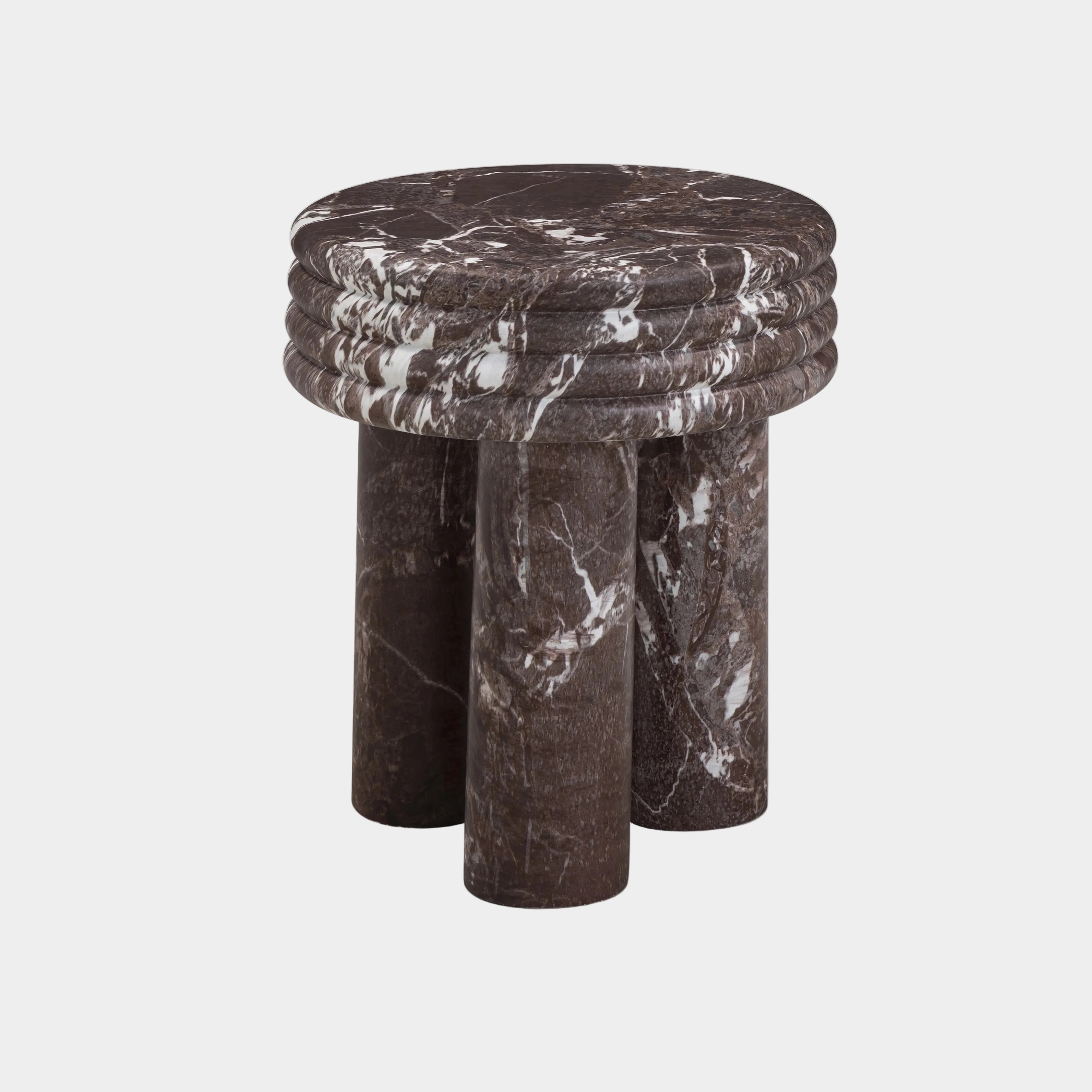 Delta Concrete Indoor/Outdoor Round Side Table