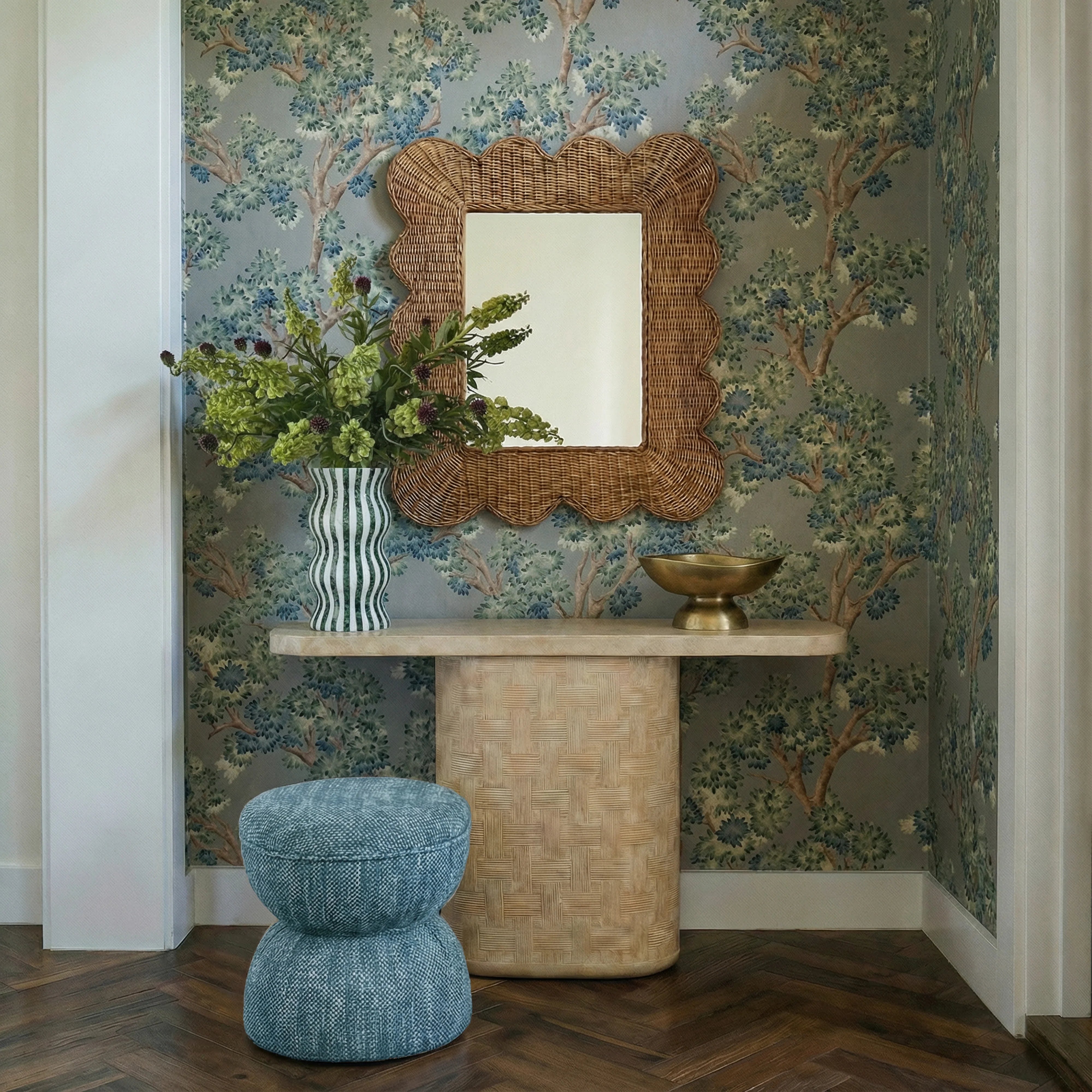 Suraya 55" Indoor/Outdoor Concrete Console Table