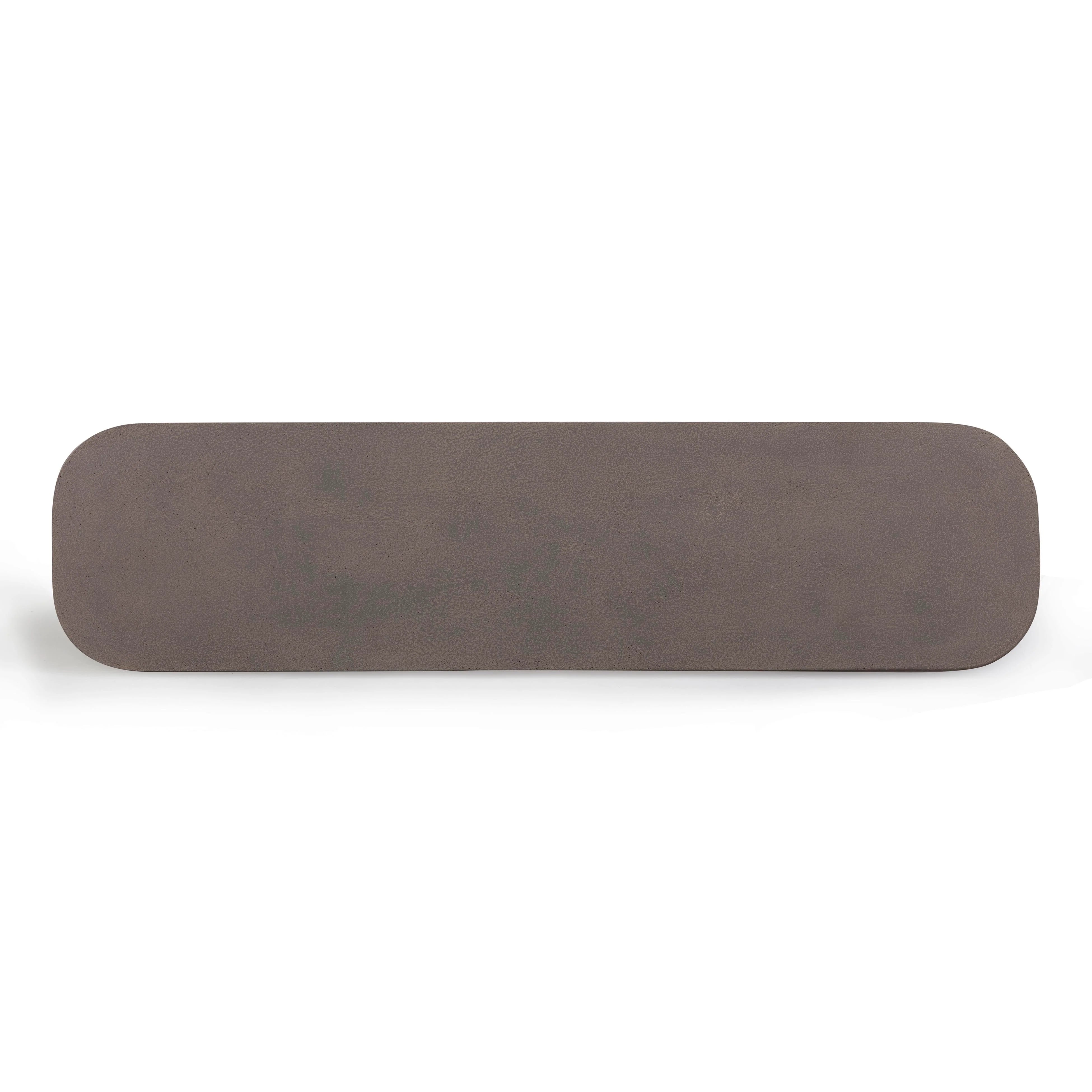 Suraya 55" Indoor/Outdoor Concrete Console Table